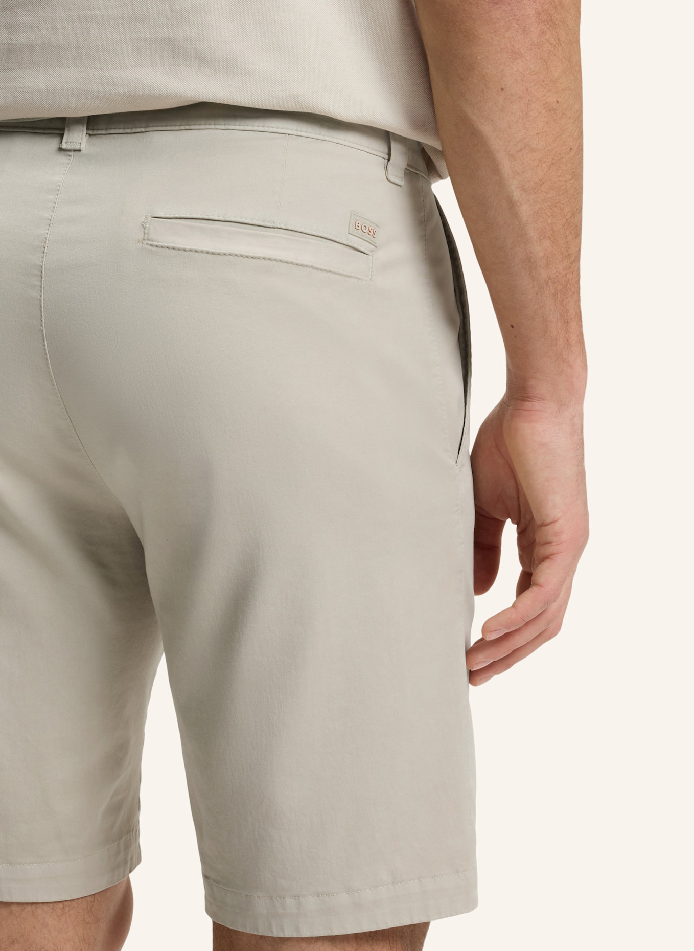 BOSS Short CHINO_SLIM_SHORT_1: BEIGE