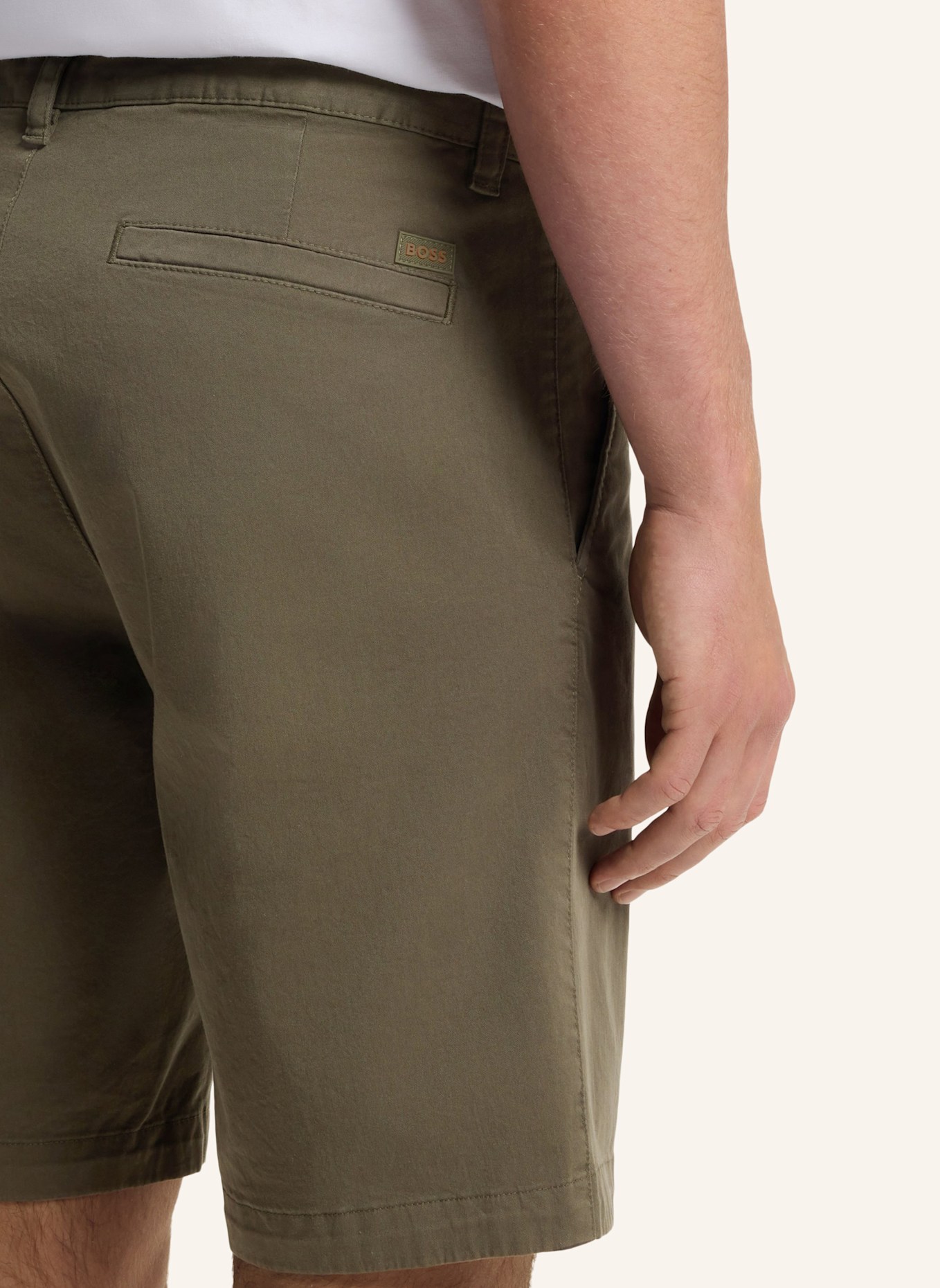 BOSS Short CHINO_SLIM_SHORT_1: GRÜN