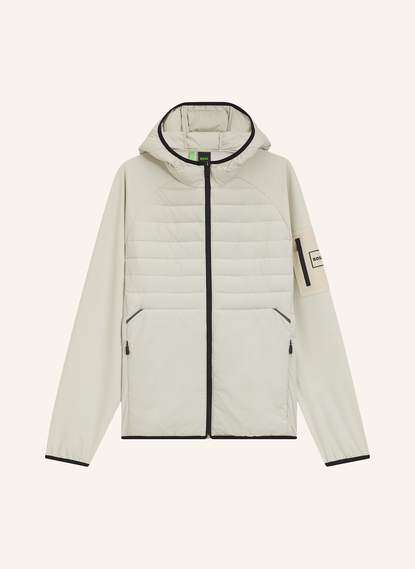 BOSS Casual Jacke J_URBANEX HYBRID HD Regular Fit: BEIGE