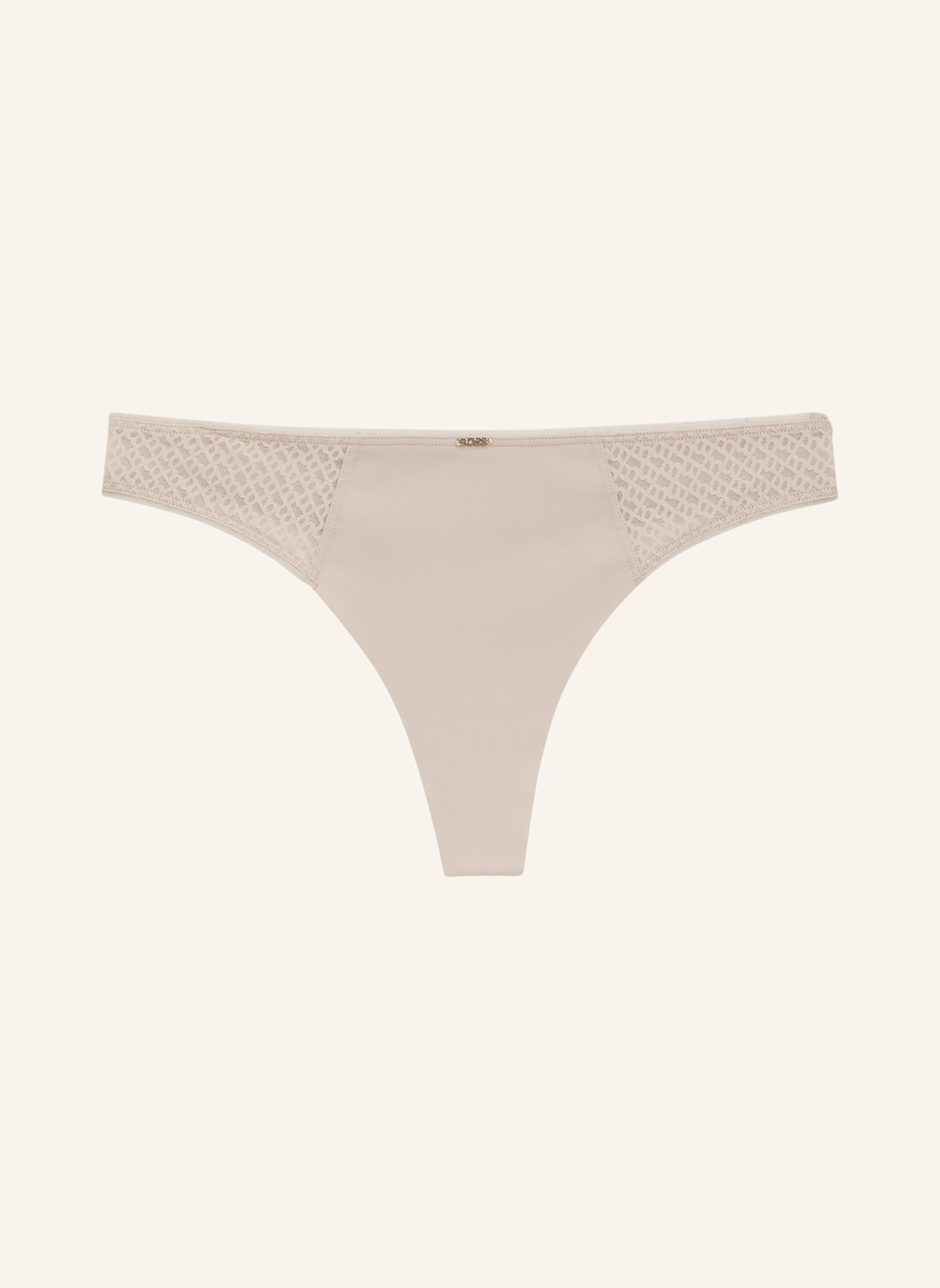 BOSS Slip THONG_B LACE: BEIGE