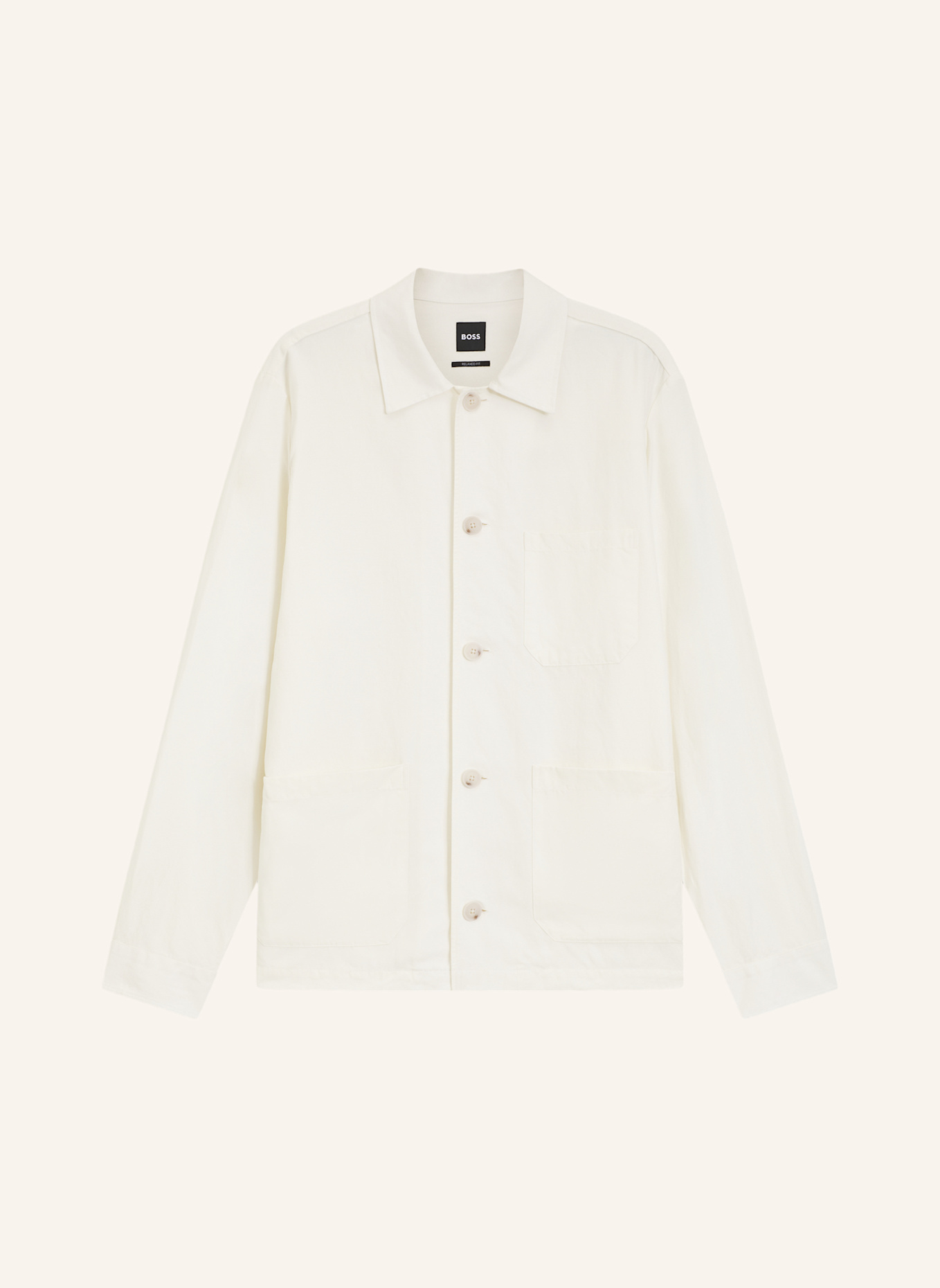 BOSS Business Hemd H-CAI-K-3P-262 Relaxed Fit: WEISS