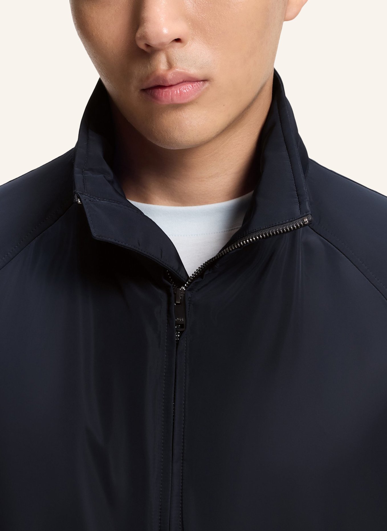 BOSS Casual Jacke H-CARLEN Regular Fit: DUNKELBLAU