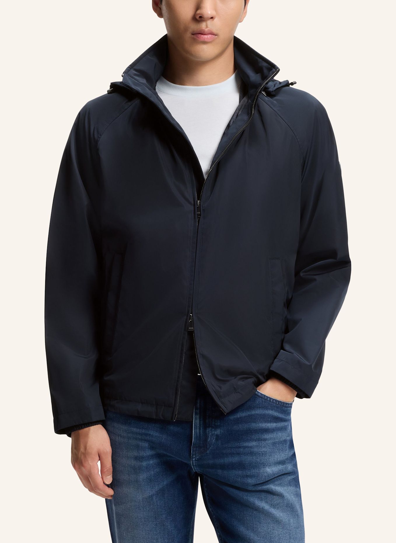 BOSS Jacke H-CARLEN Regular Fit: DUNKELBLAU