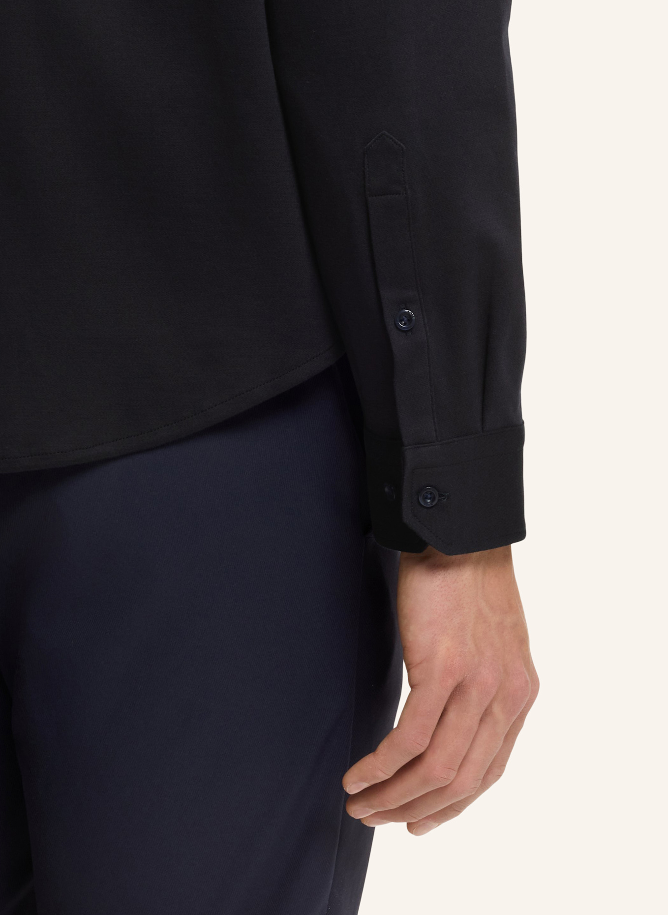 BOSS Casual Hemd ST_MOTION L Regular Fit: DUNKELBLAU