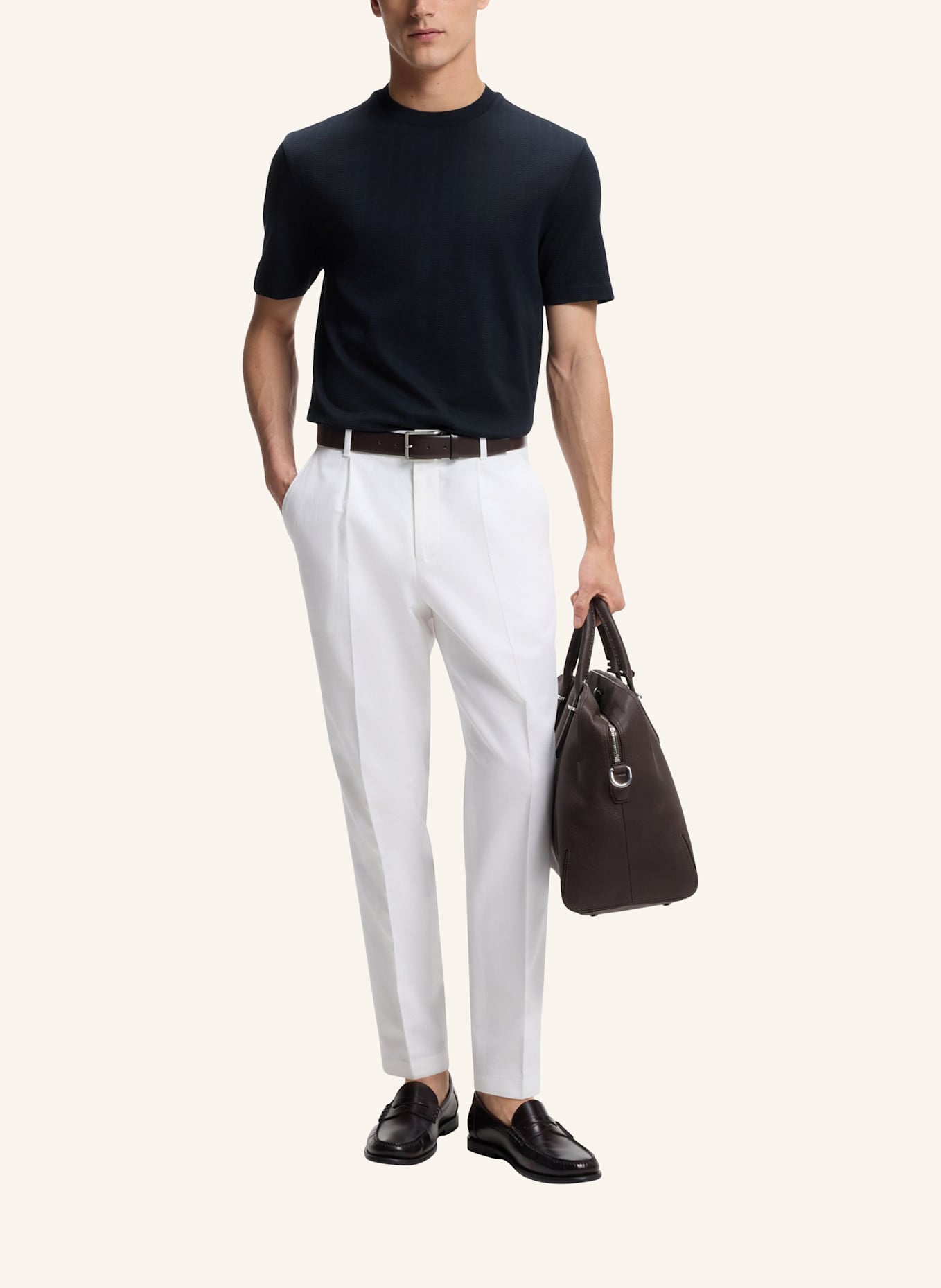 BOSS T-Shirt C-TAUT 118 Regular Fit: DUNKELBLAU