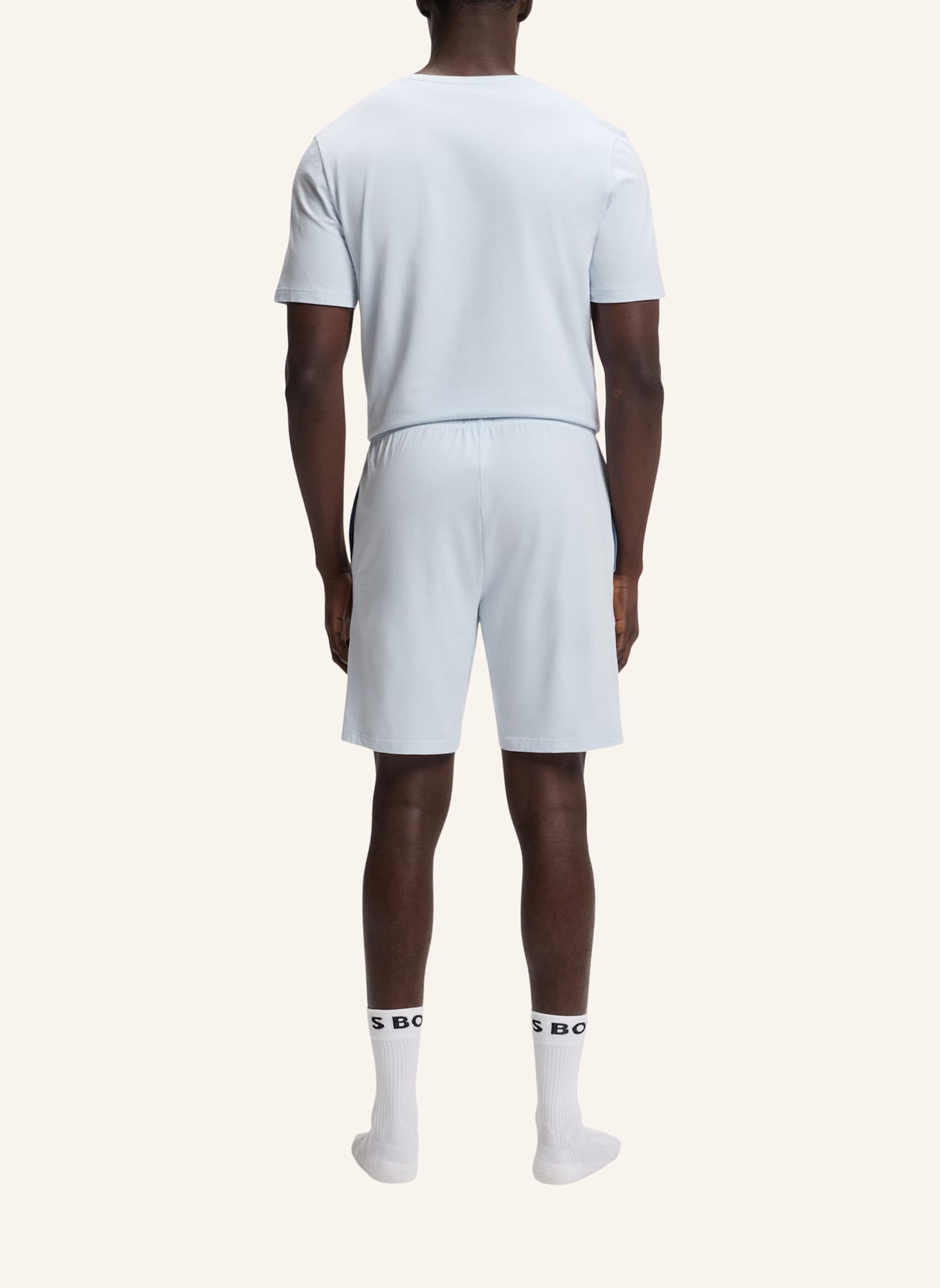 BOSS Loungewear Unterteil MIX&MATCH SHORT CW: BLAU
