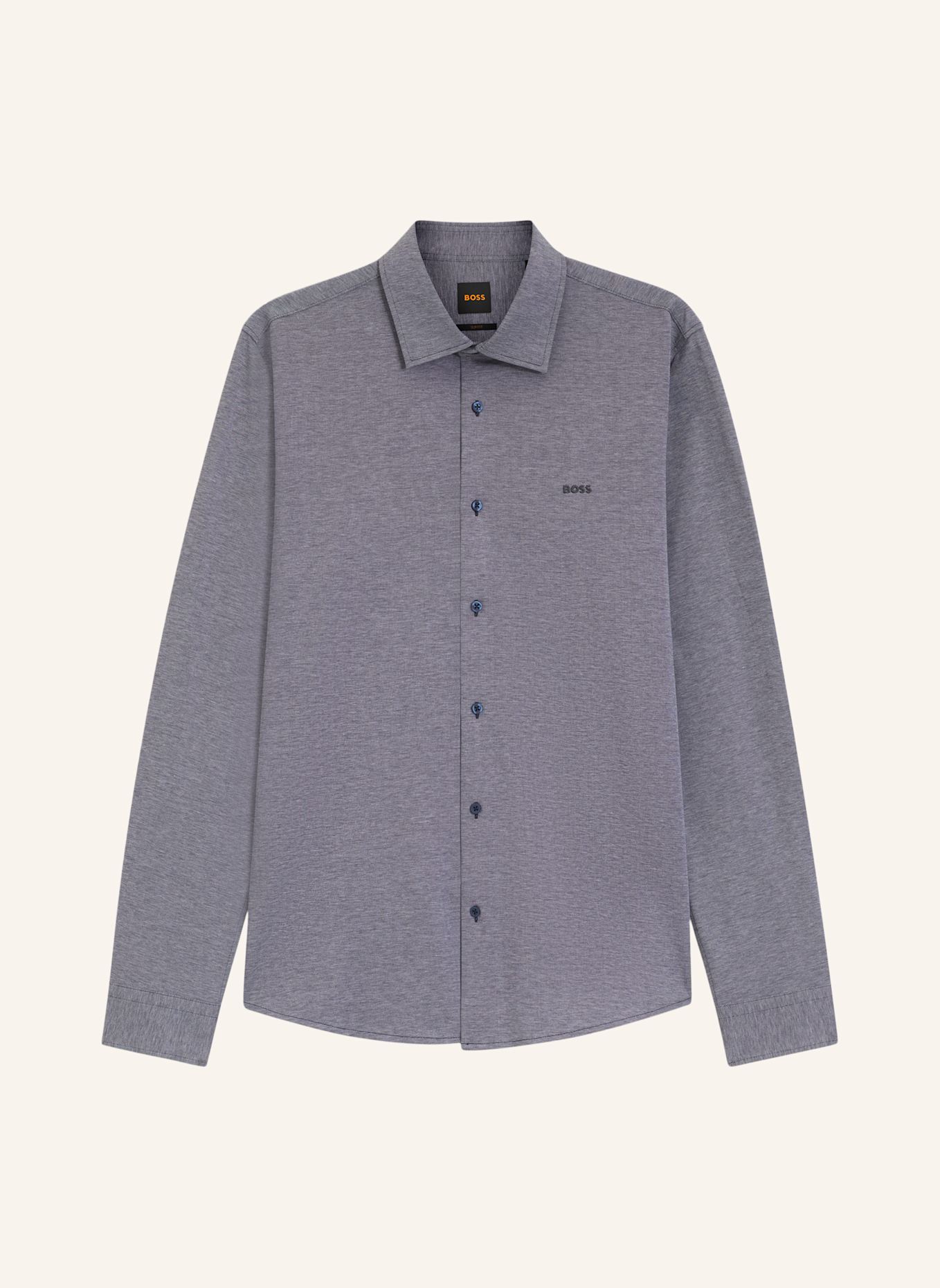 BOSS Hemd Slim Fit: DUNKELBLAU