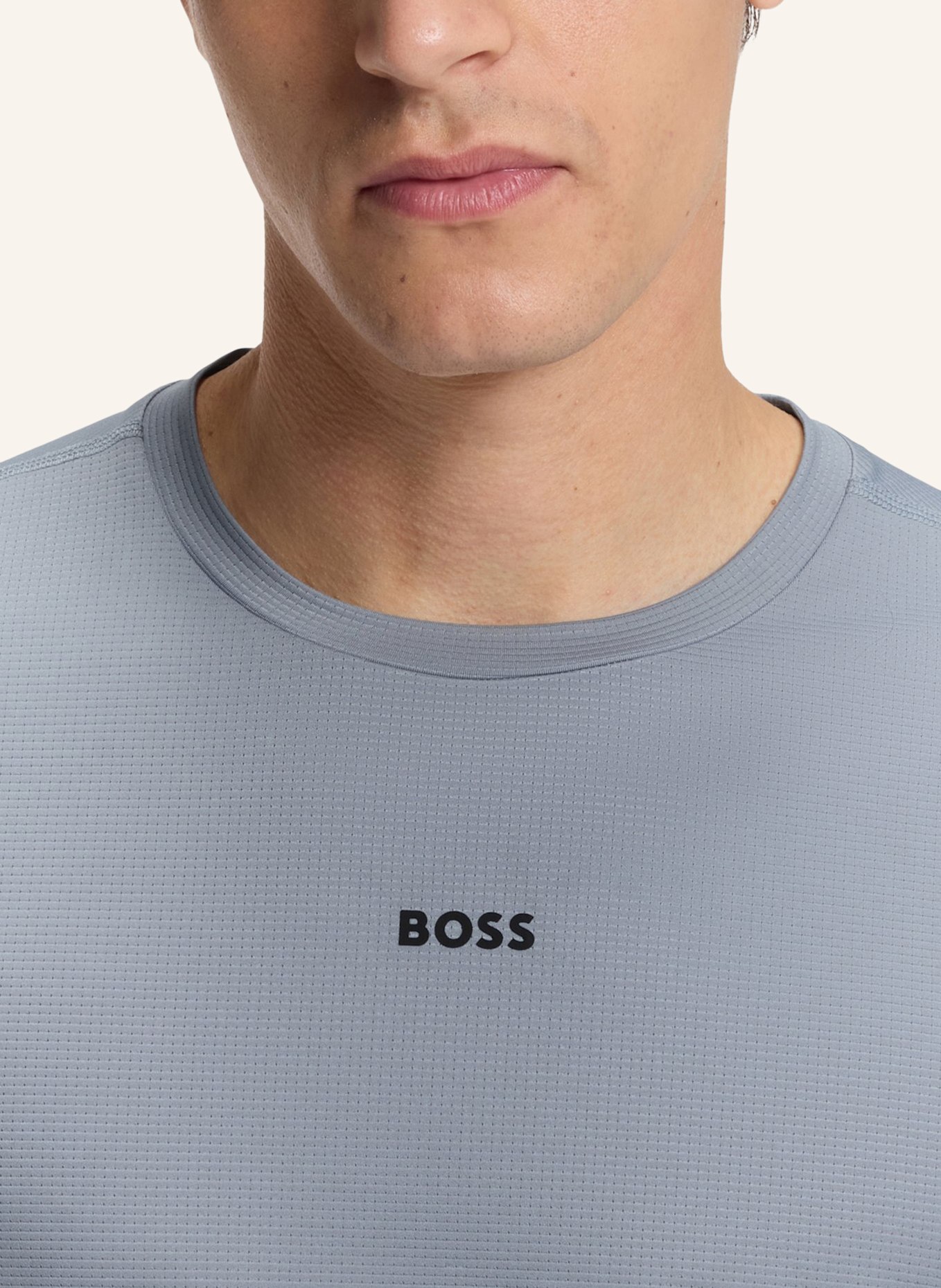 BOSS T-Shirt TS_ACTIVE Slim Fit: DUNKELGRAU