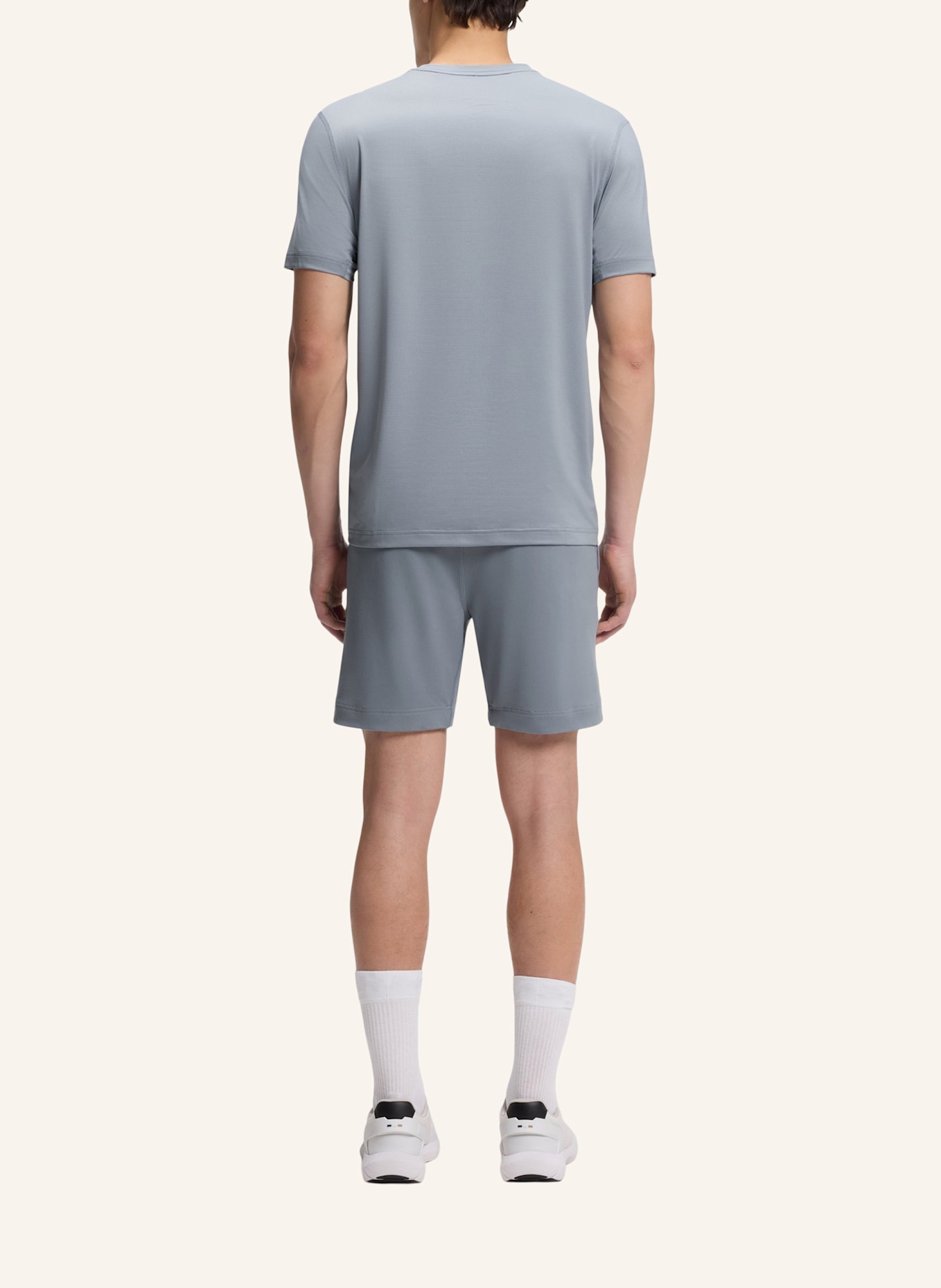 BOSS T-Shirt TS_ACTIVE Slim Fit: DUNKELGRAU