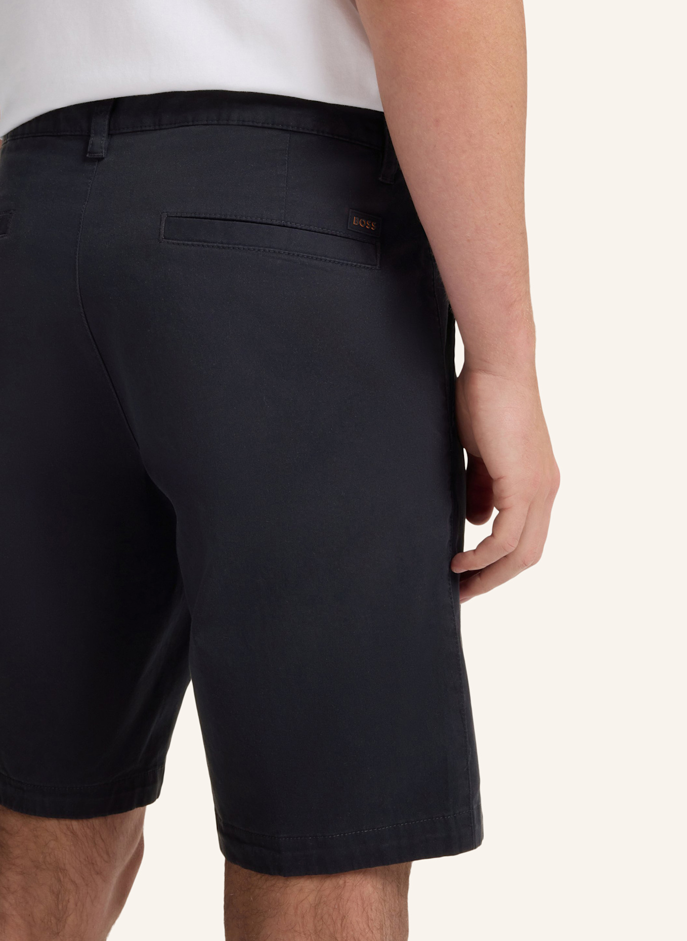 BOSS Short CHINO_SLIM_SHORT_1: DUNKELBLAU