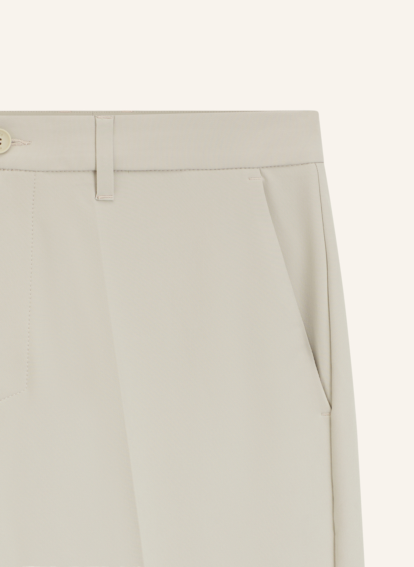 BOSS Short S_COMMUTER_10.5 INCH Slim Fit: BEIGE