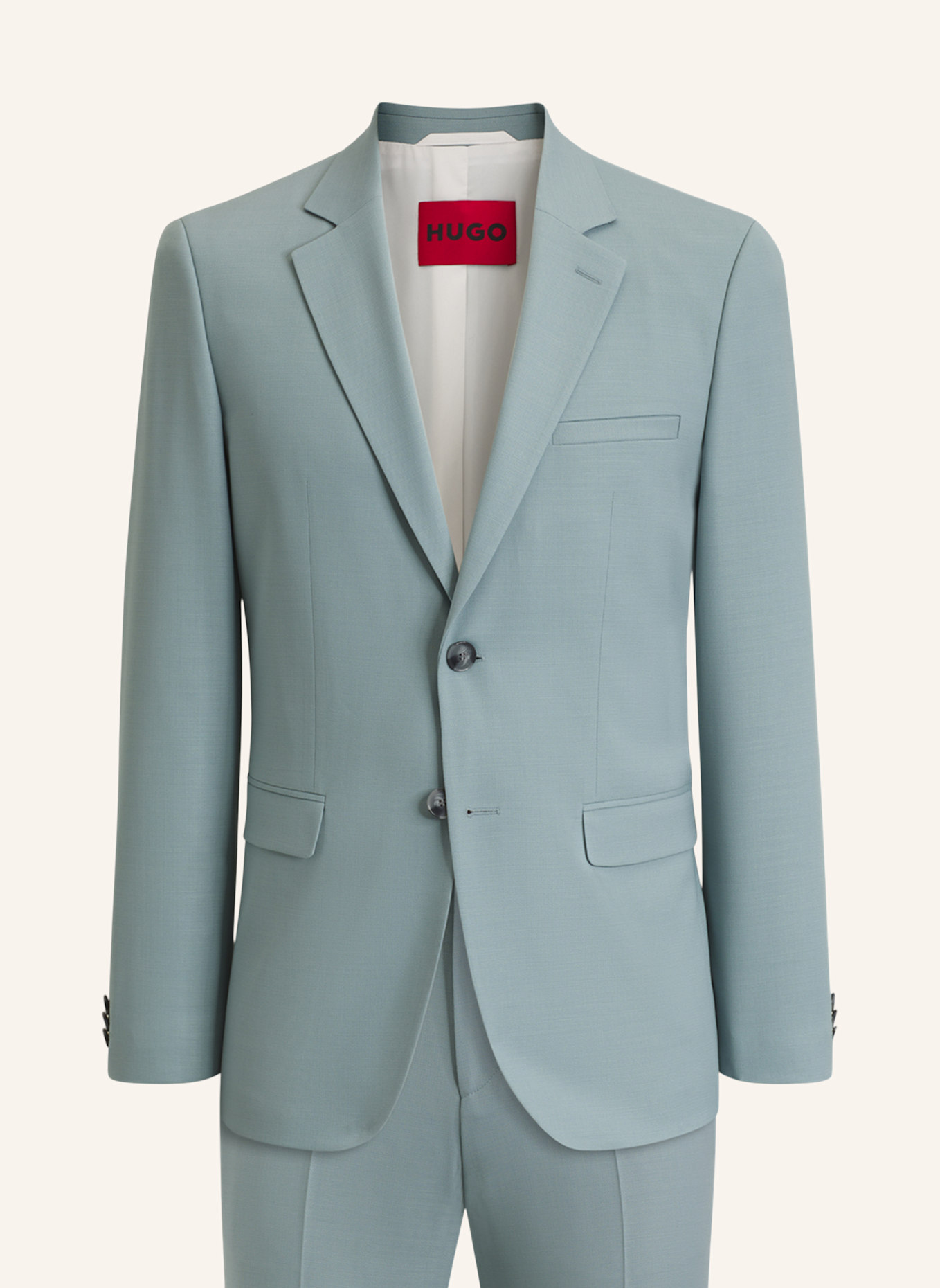 HUGO Business Anzug ARTI-HESTEN253X Extra-Slim Fit: GRAU