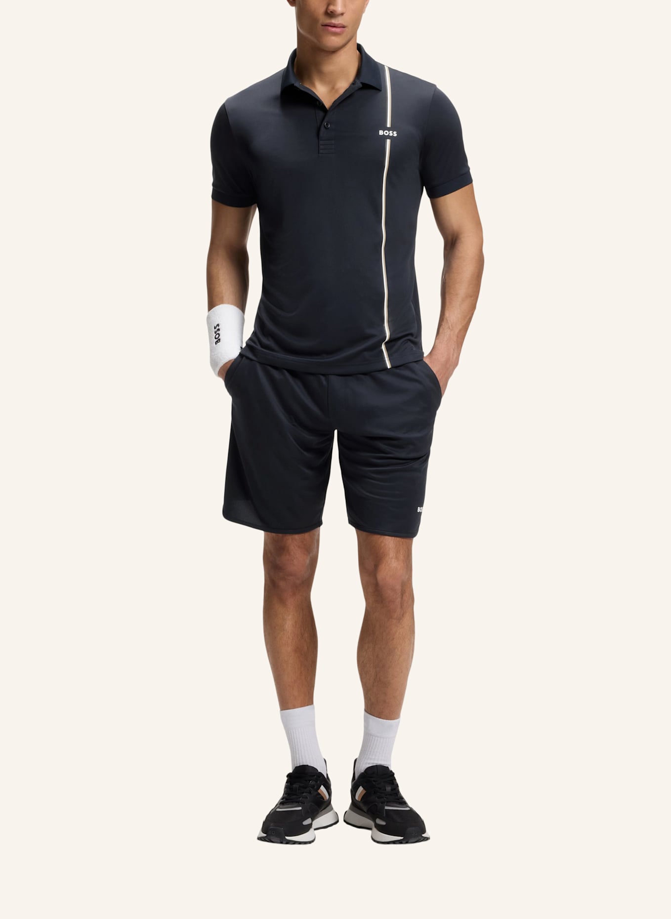 BOSS Poloshirt PL_TOC GAME 3 Slim Fit: DUNKELBLAU