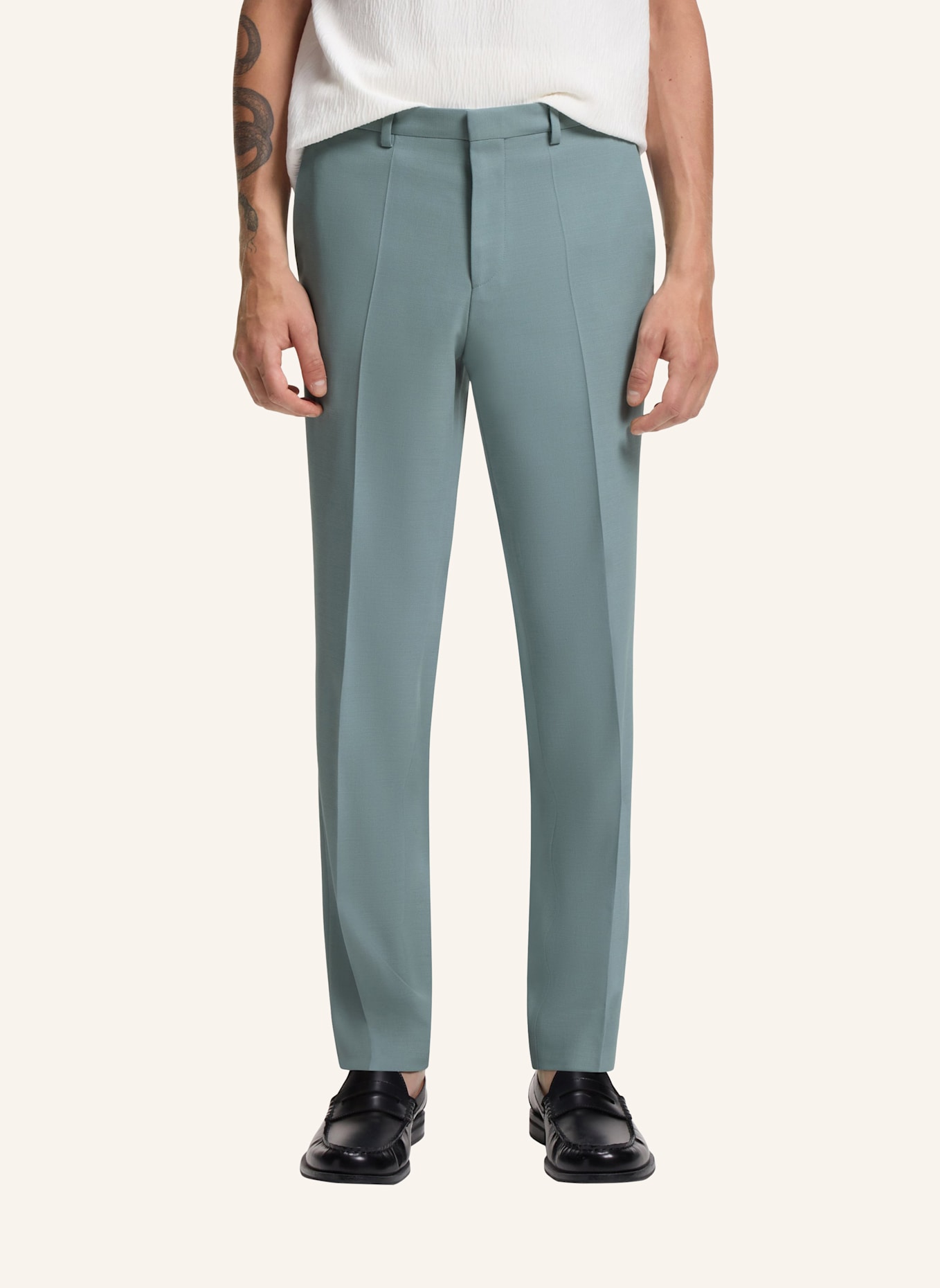 HUGO Business Anzug ARTI-HESTEN253X Extra-Slim Fit: GRAU