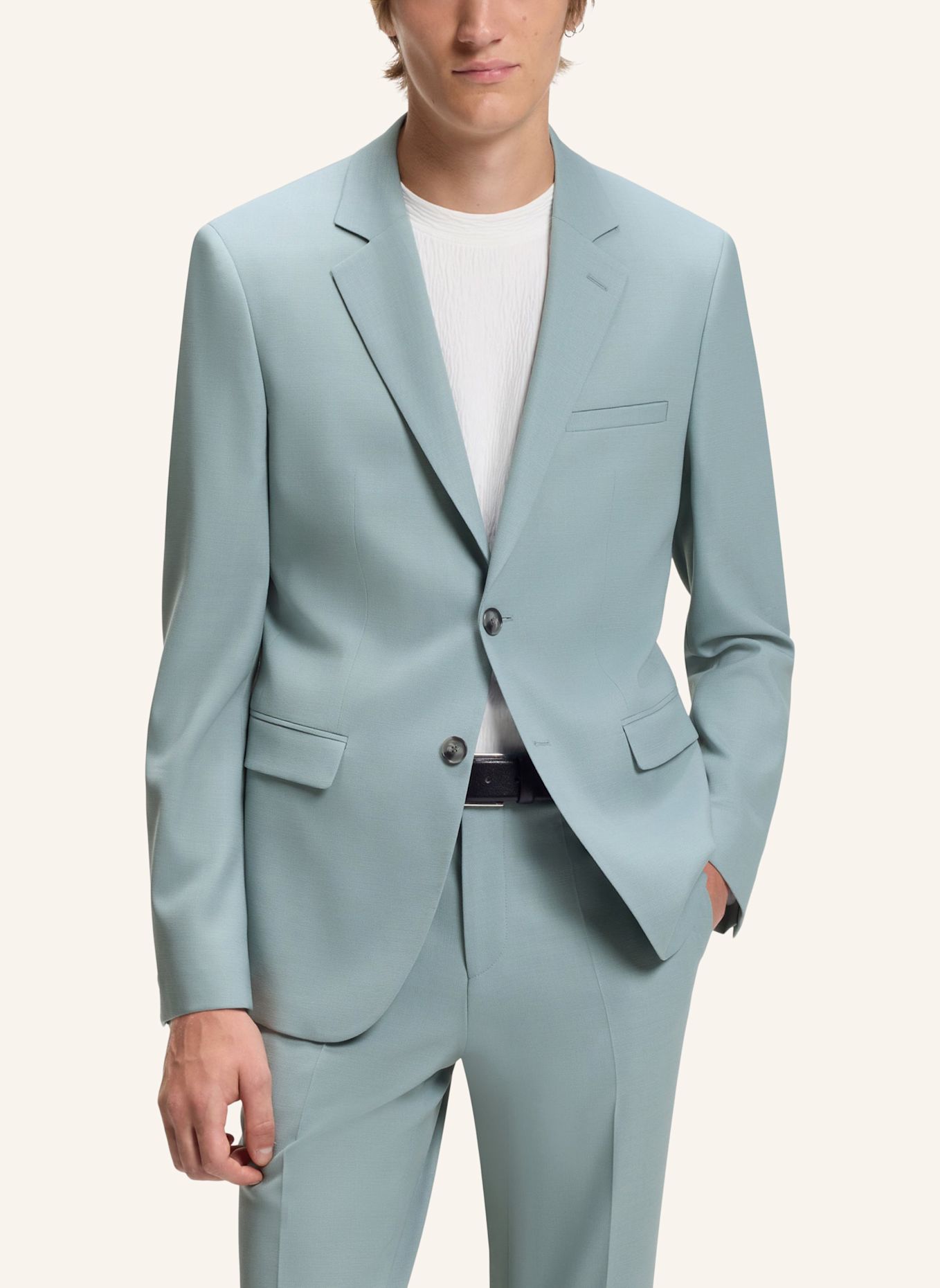 HUGO Anzug ARTI-HESTEN253X Extra-Slim Fit: GRAU