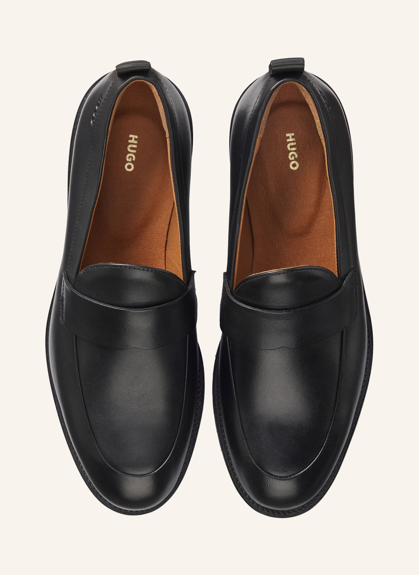 HUGO Casual Slipper GINSBY_LOAF_PLLT: SCHWARZ