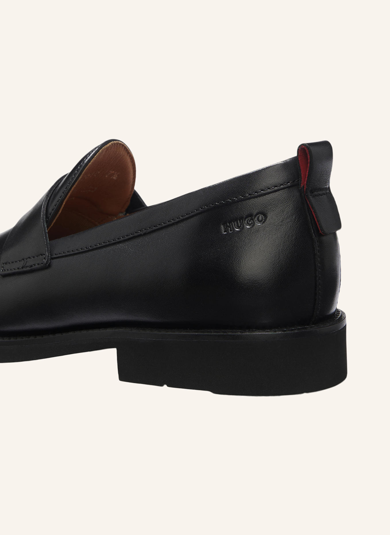HUGO Casual Slipper GINSBY_LOAF_PLLT: SCHWARZ