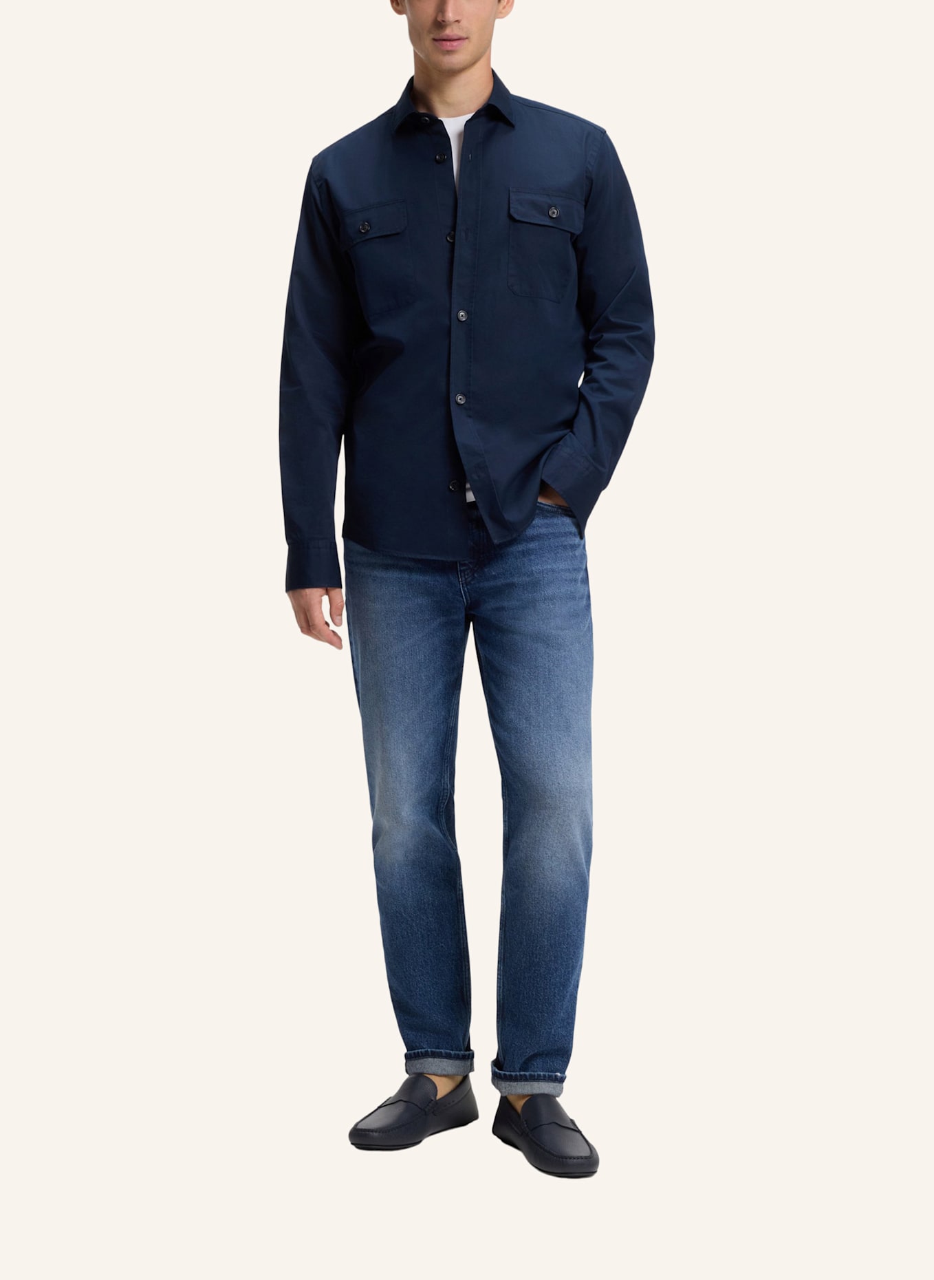 BOSS Casual Slipper NOEL_MOCC_GRPE: DUNKELBLAU