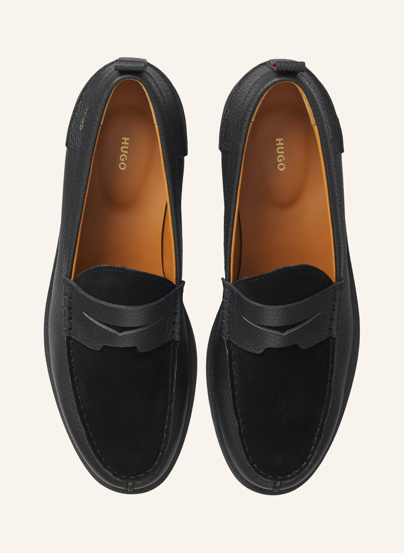 HUGO Casual Slipper VARIAN_LOAF_TBSD: SCHWARZ