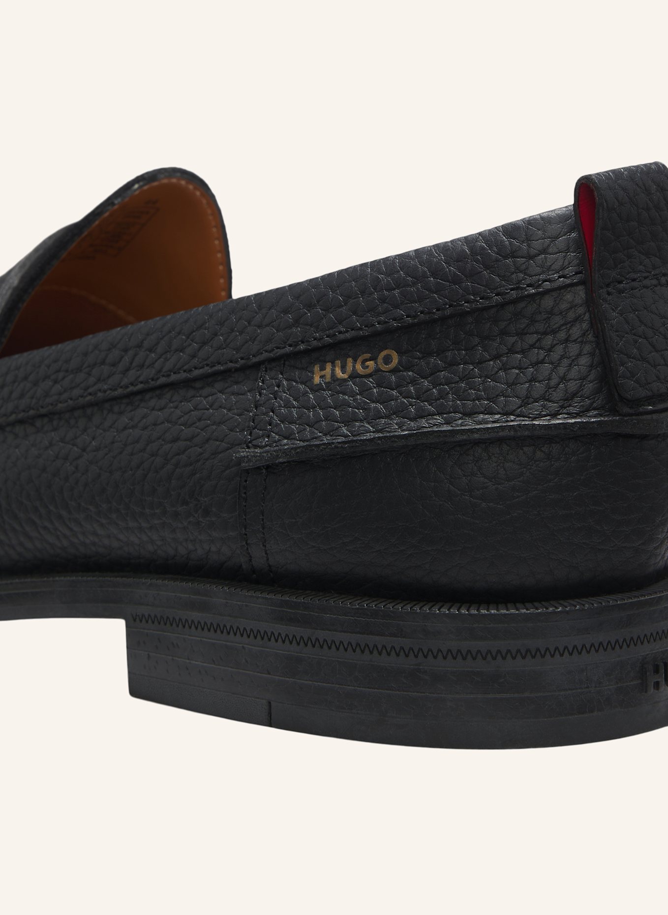 HUGO Casual Slipper VARIAN_LOAF_TBSD: SCHWARZ