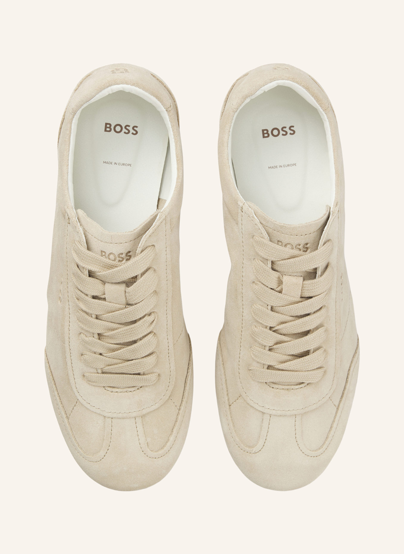 BOSS Turnschuh SOLENNE_TENN_SD: BEIGE