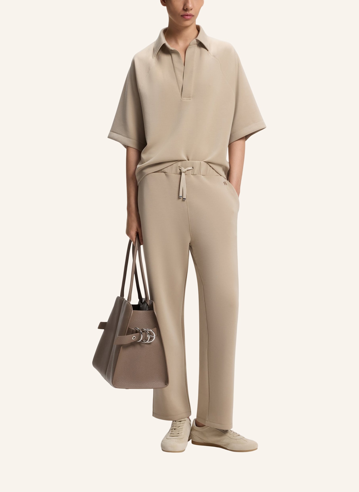 BOSS Turnschuh SOLENNE_TENN_SD: BEIGE