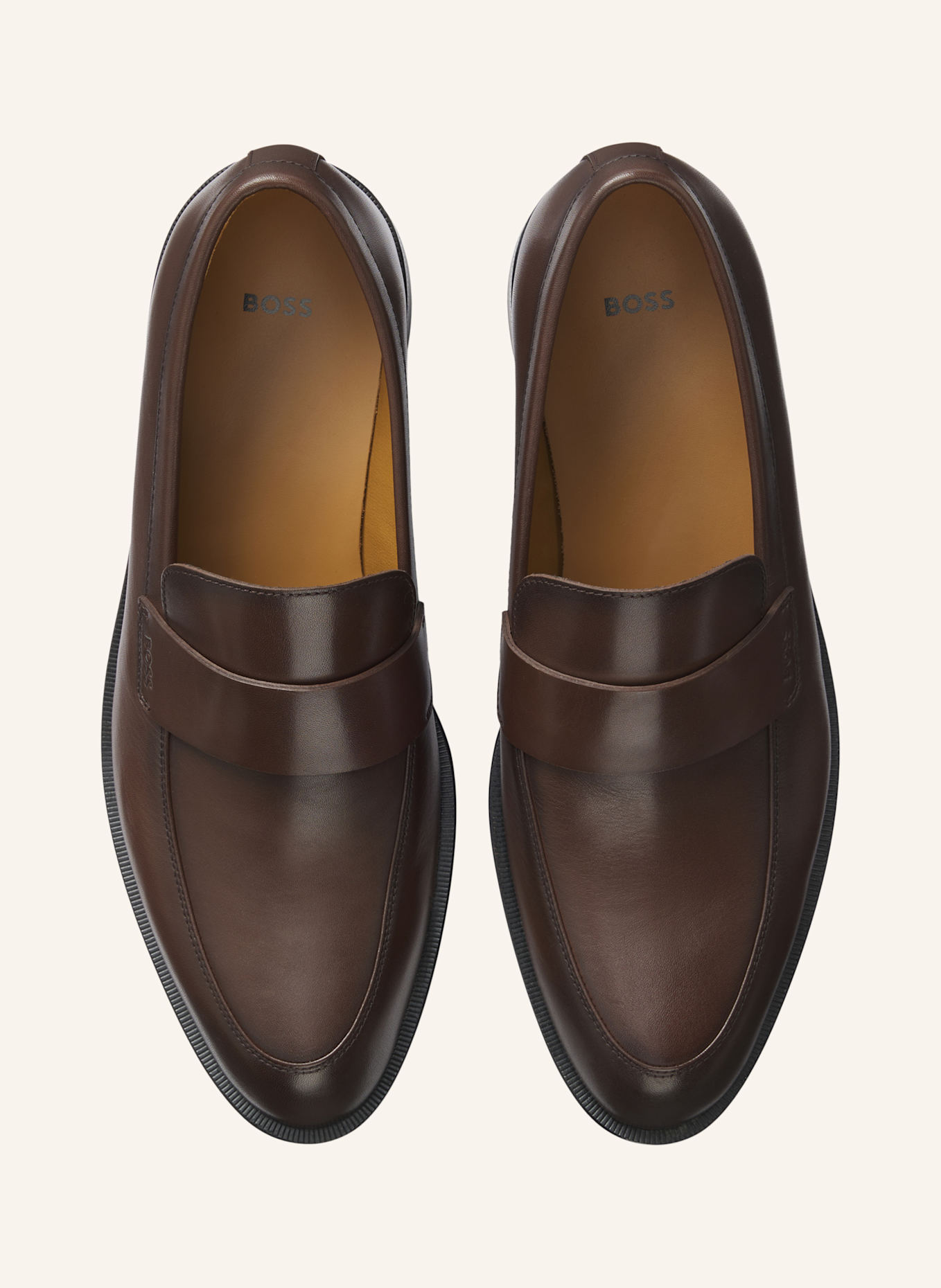 BOSS Casual Slipper TAYIL-L_LOAF_BUPE: DUNKELBRAUN