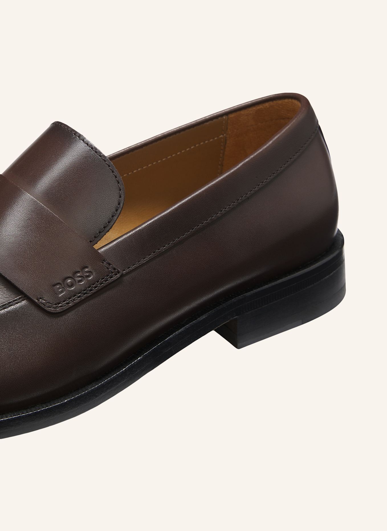 BOSS Casual Slipper TAYIL-L_LOAF_BUPE: DUNKELBRAUN