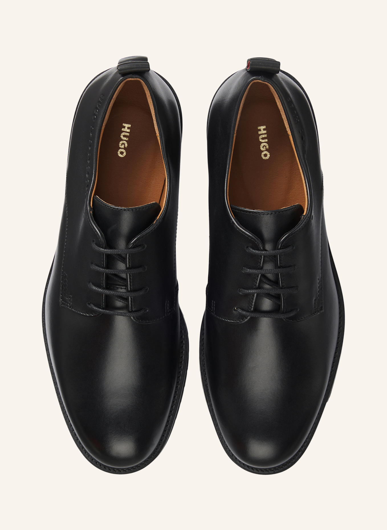 HUGO Business-Schnürschuh GINSBY_DERB_PLLTBR: SCHWARZ