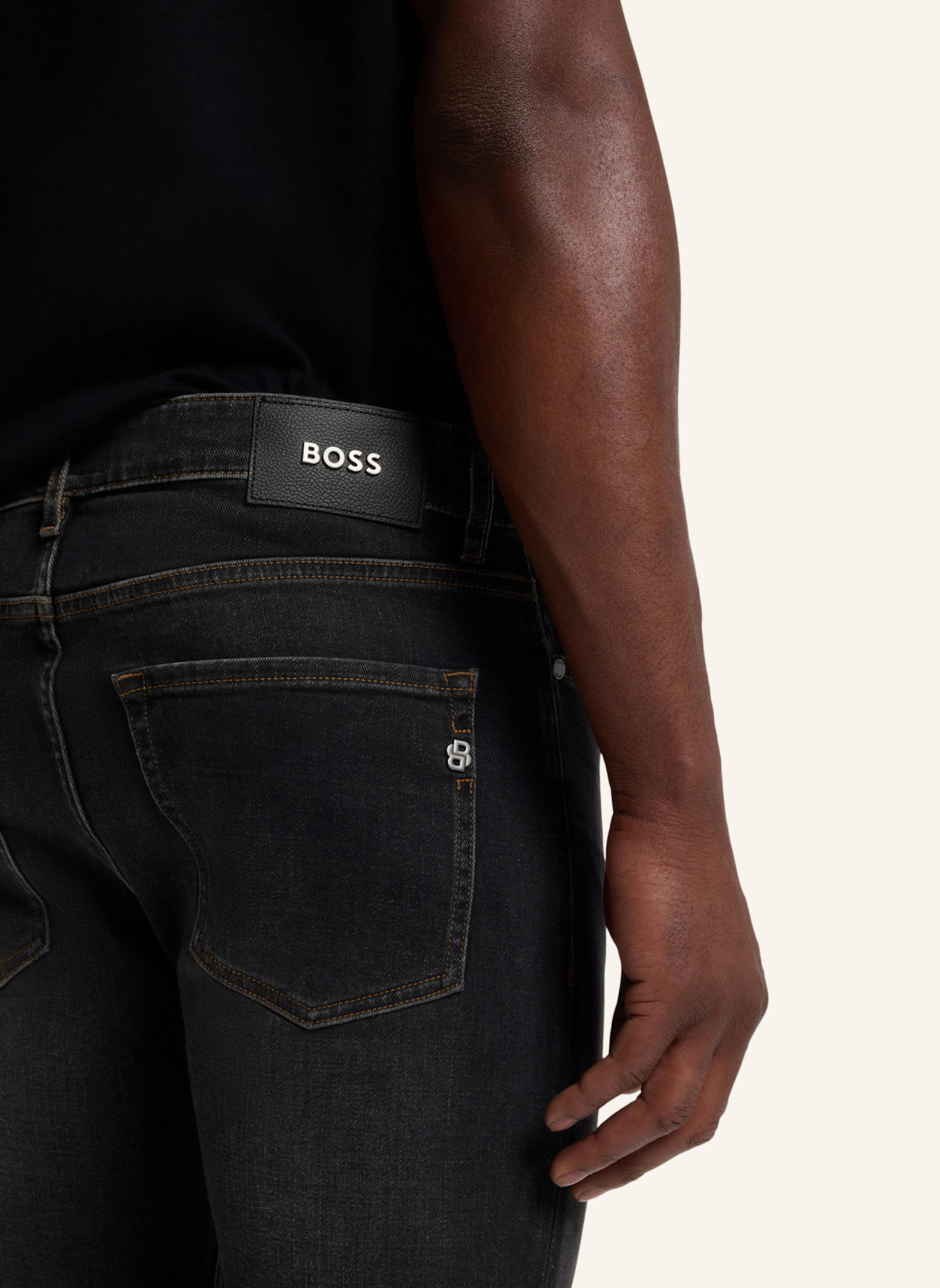 BOSS Jeans H-DELAWARE Slim Fit: SCHWARZ
