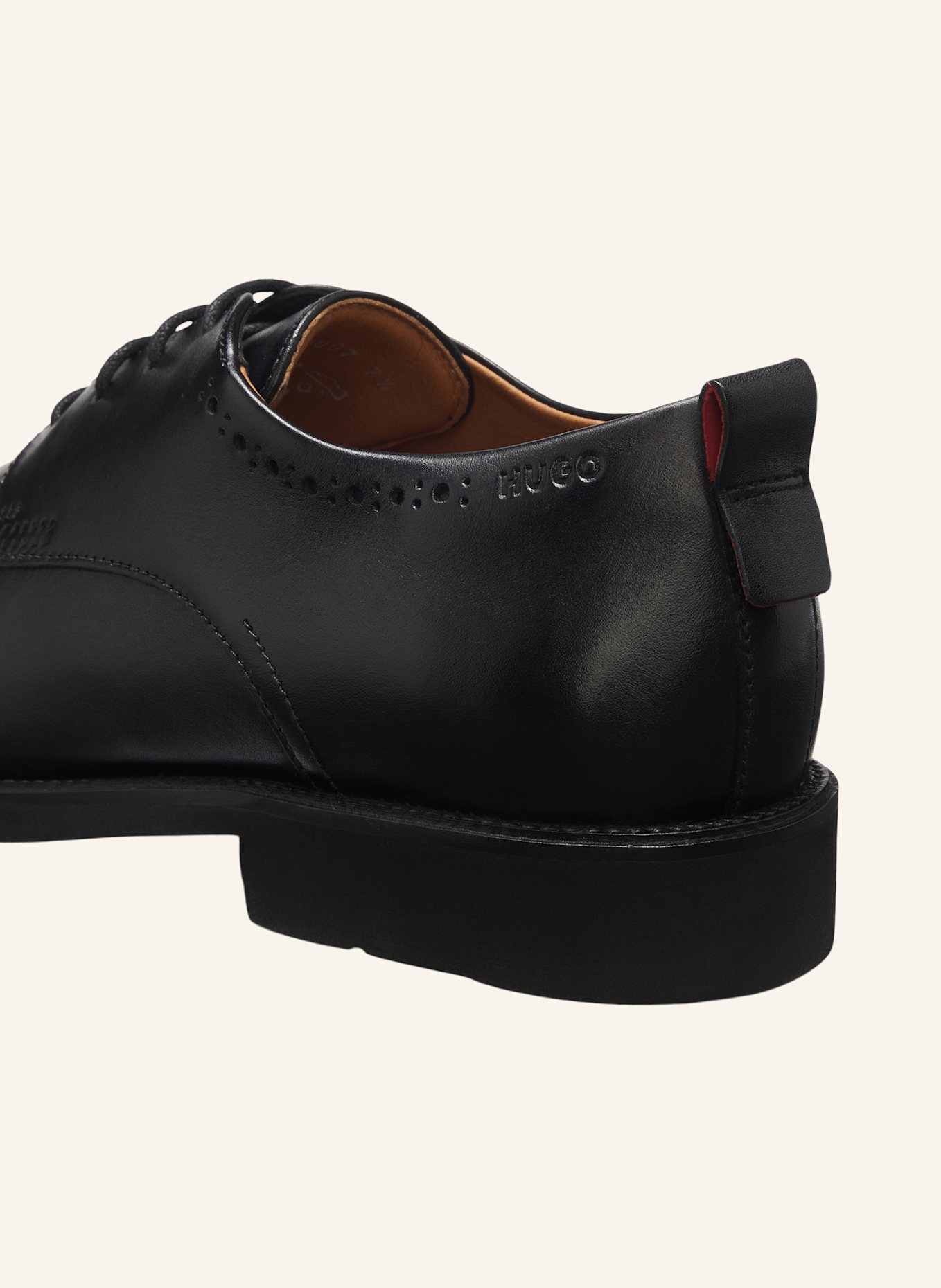 HUGO Business-Schnürschuh GINSBY_DERB_PLLTBR: SCHWARZ