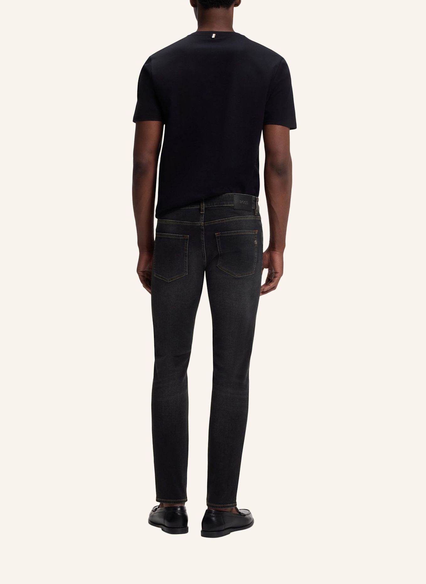 BOSS Jeans H-DELAWARE Slim Fit: SCHWARZ