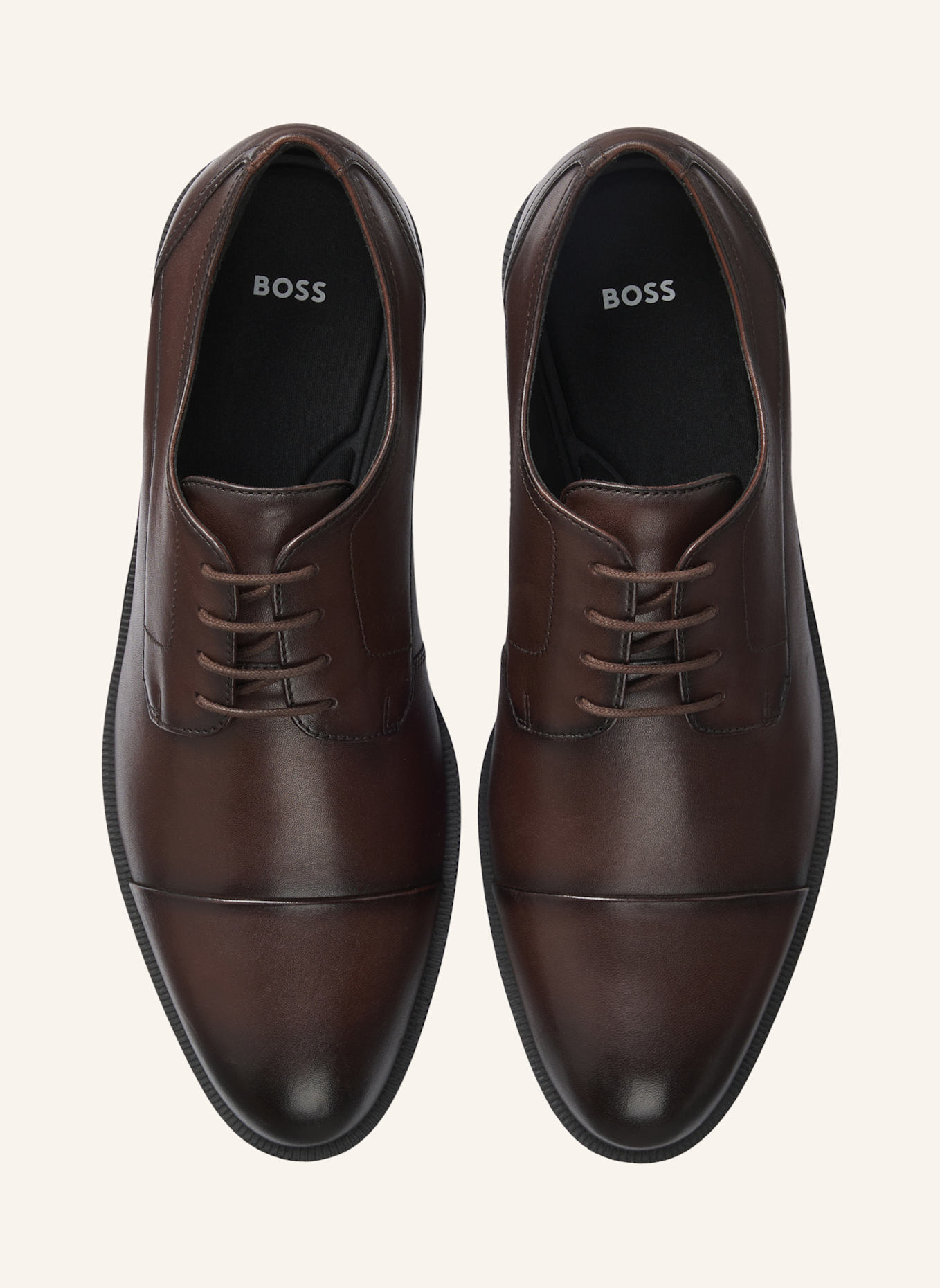 BOSS Business-Schnürschuh TAYIL_DERB_BUCT: DUNKELBRAUN
