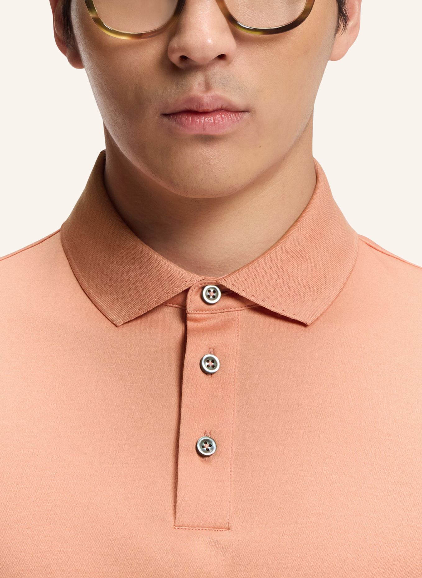 BOSS Poloshirt L-PERRY 14 Regular Fit: HELLROT