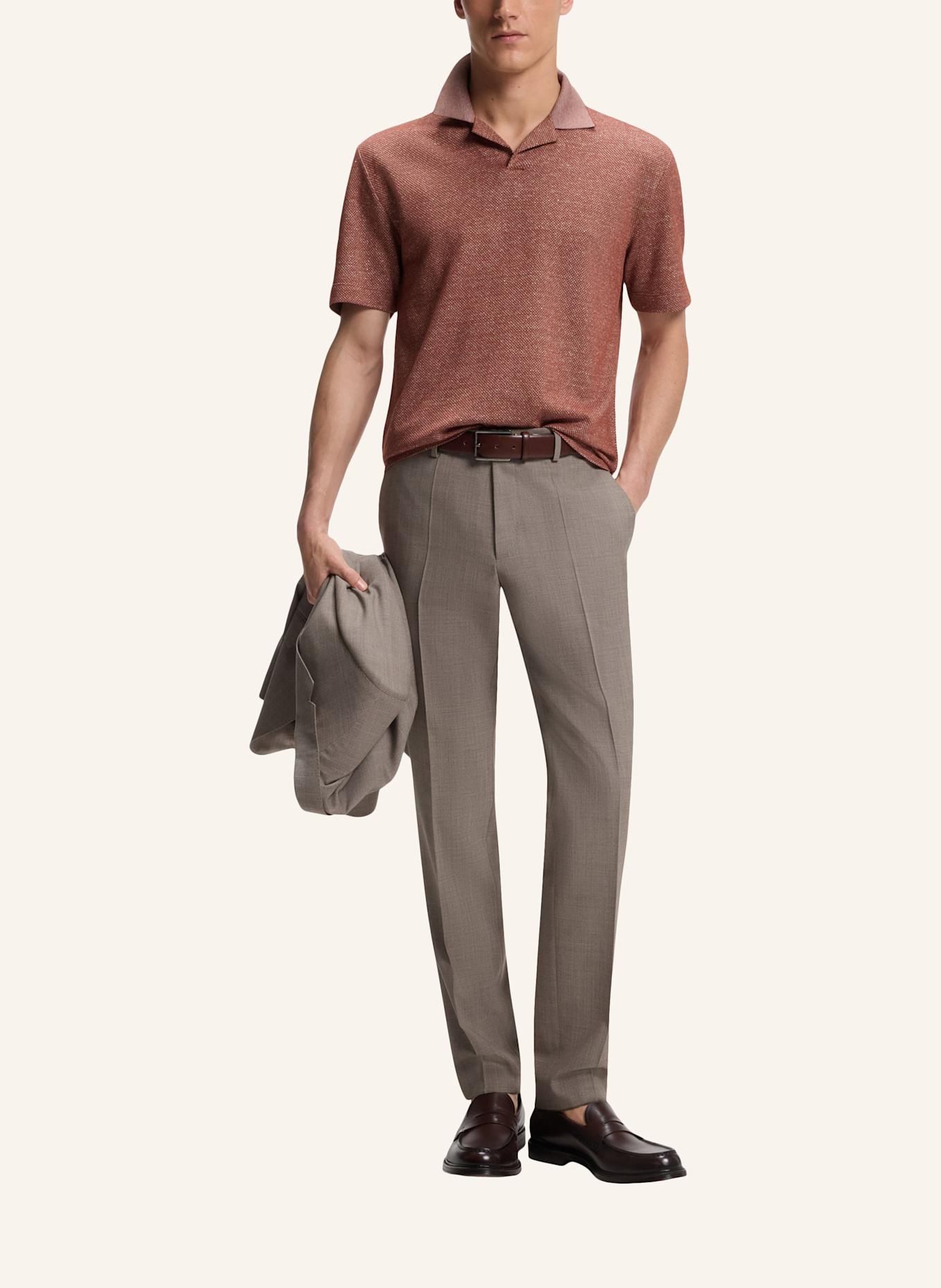 BOSS Poloshirt L-PALMA 133 Regular Fit: BRAUN