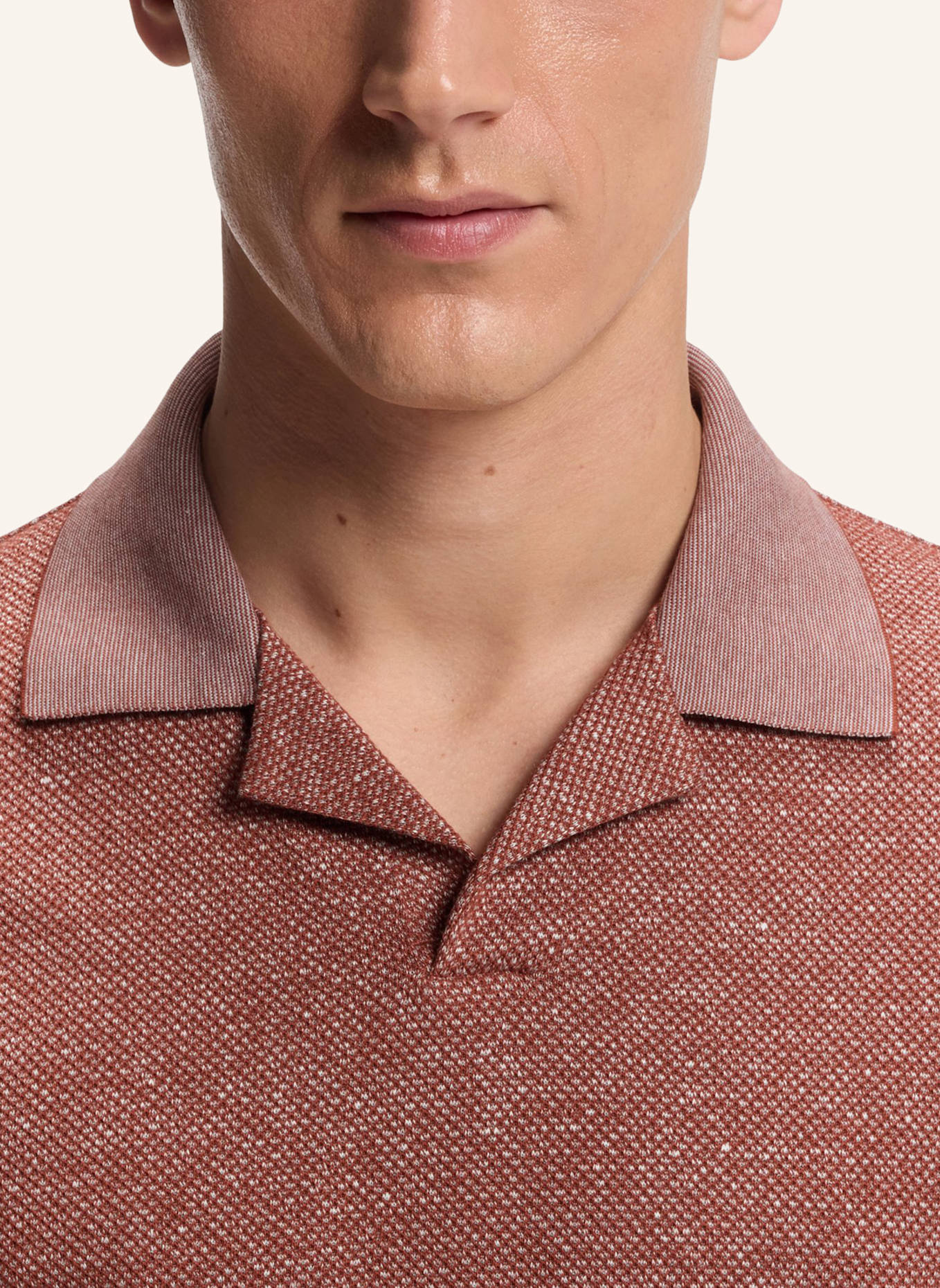 BOSS Poloshirt L-PALMA 133 Regular Fit: BRAUN