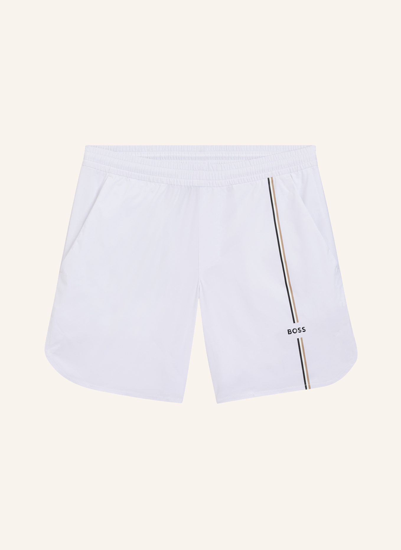 BOSS Kurze Hose SH_TOC GAME 8 INCH Regular Fit: WEISS