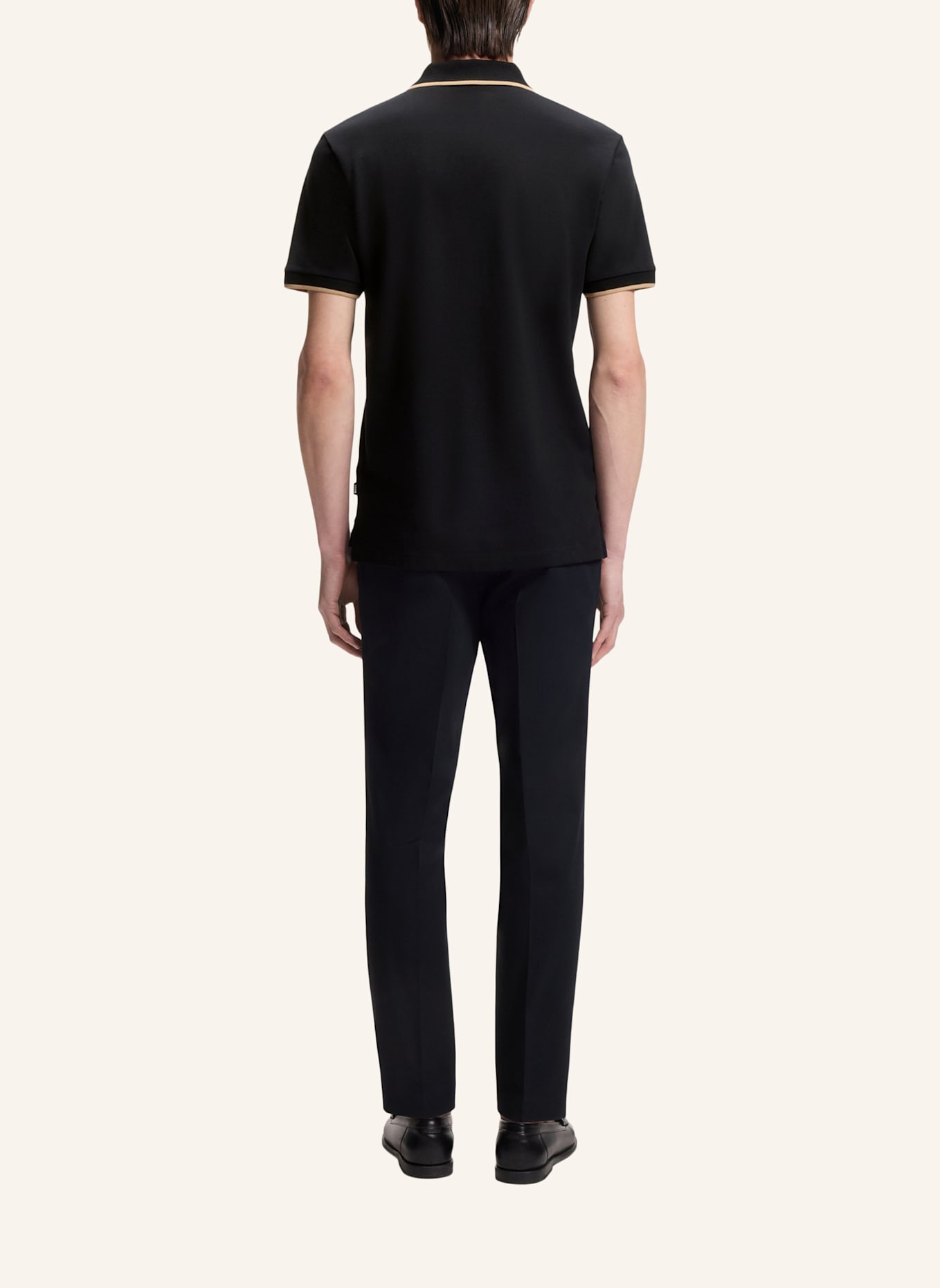 BOSS Piqué-Poloshirt PARLAY: SCHWARZ
