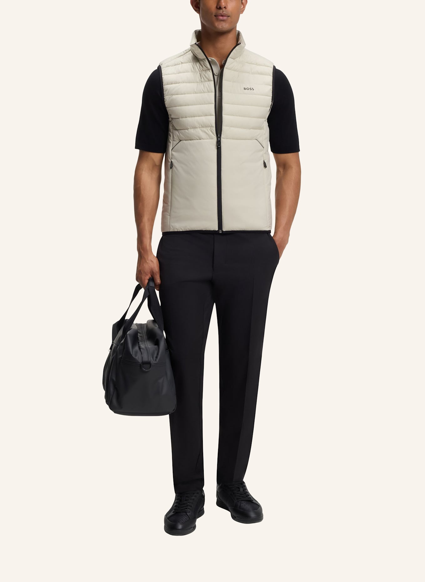 BOSS Steppweste URBANEX: BEIGE