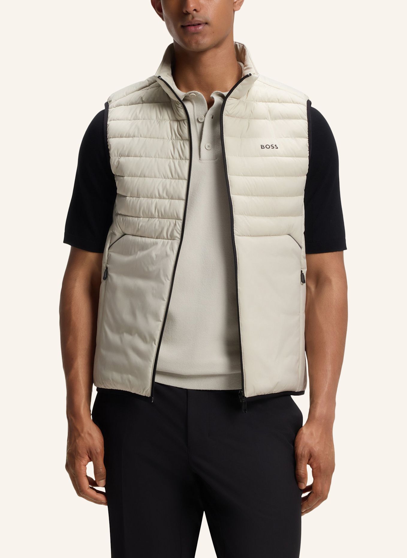 BOSS Steppweste URBANEX: BEIGE
