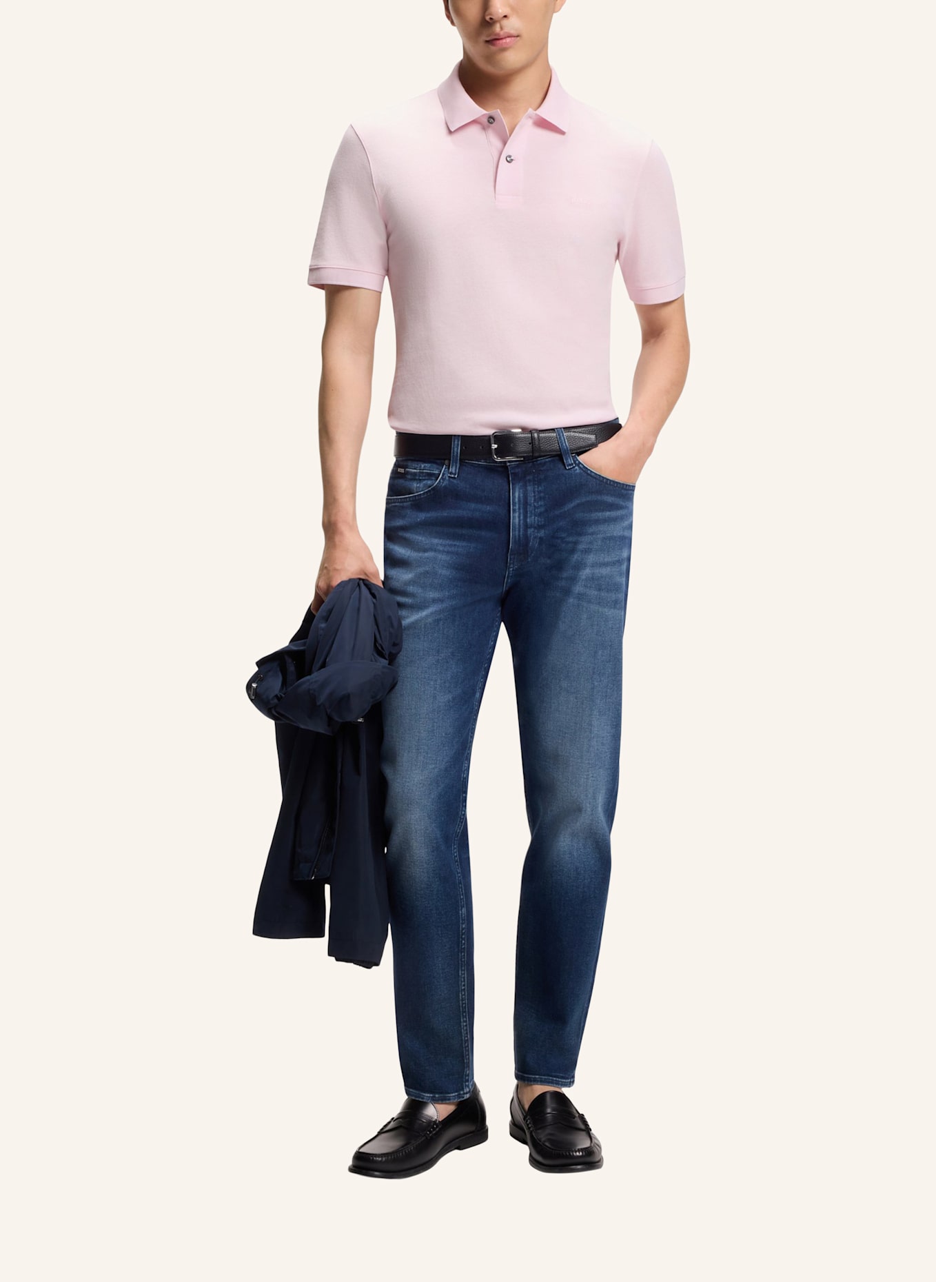 BOSS Piqué-Poloshirt PALLAS Regular Fit: PINK