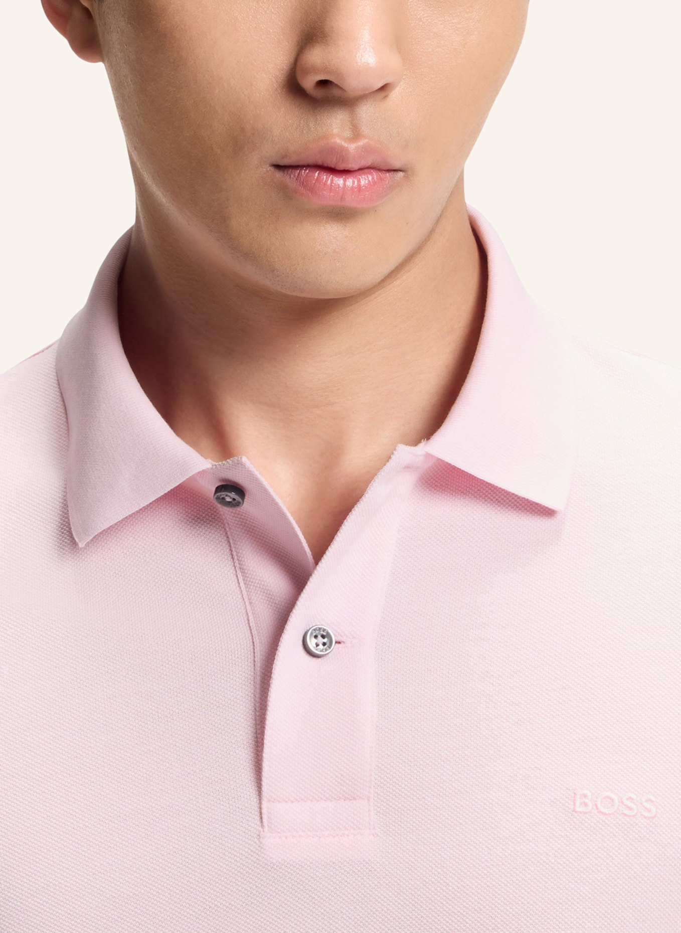 BOSS Piqué-Poloshirt PALLAS Regular Fit: PINK