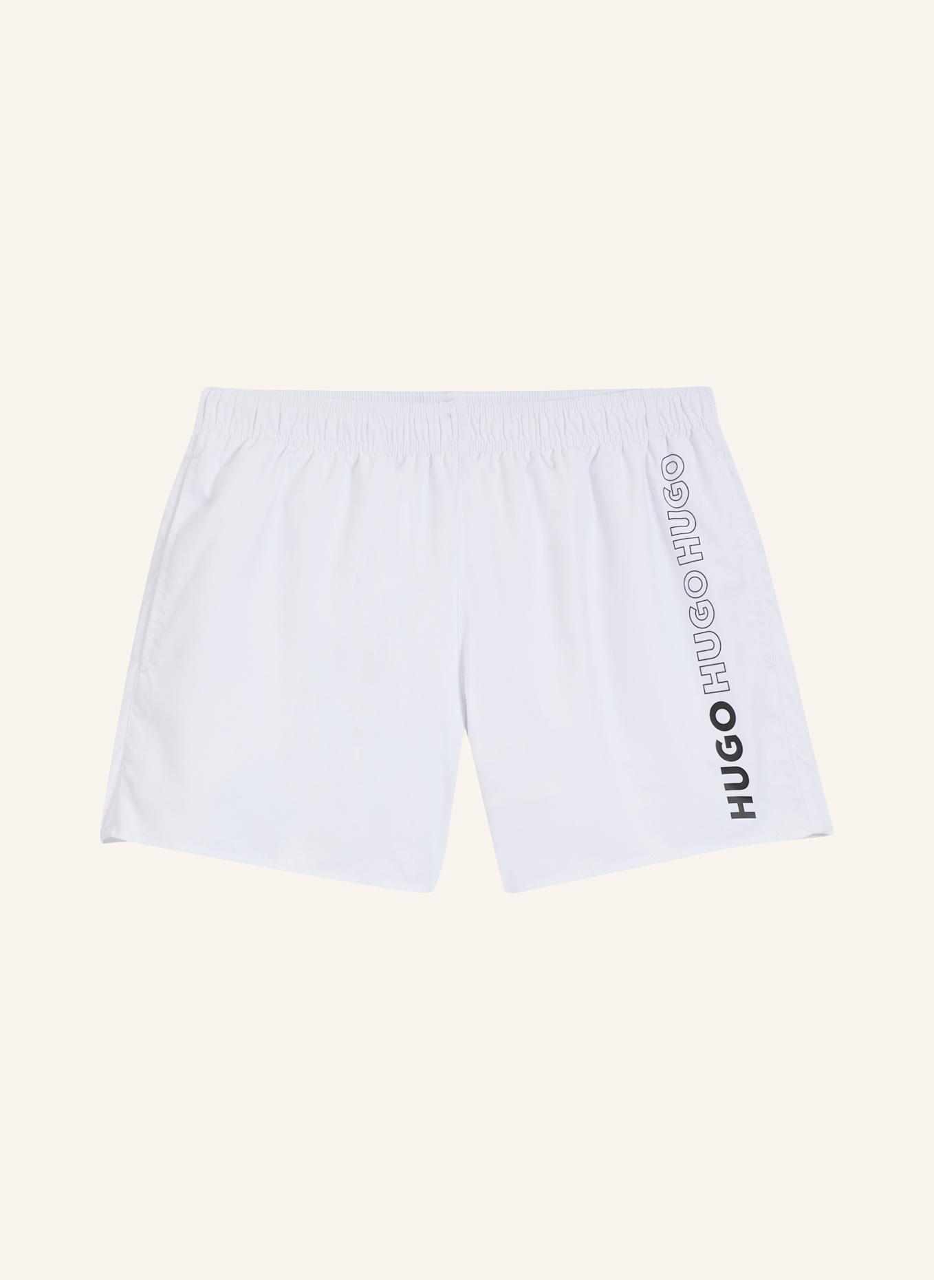 HUGO Badeshort TIKI: WEISS