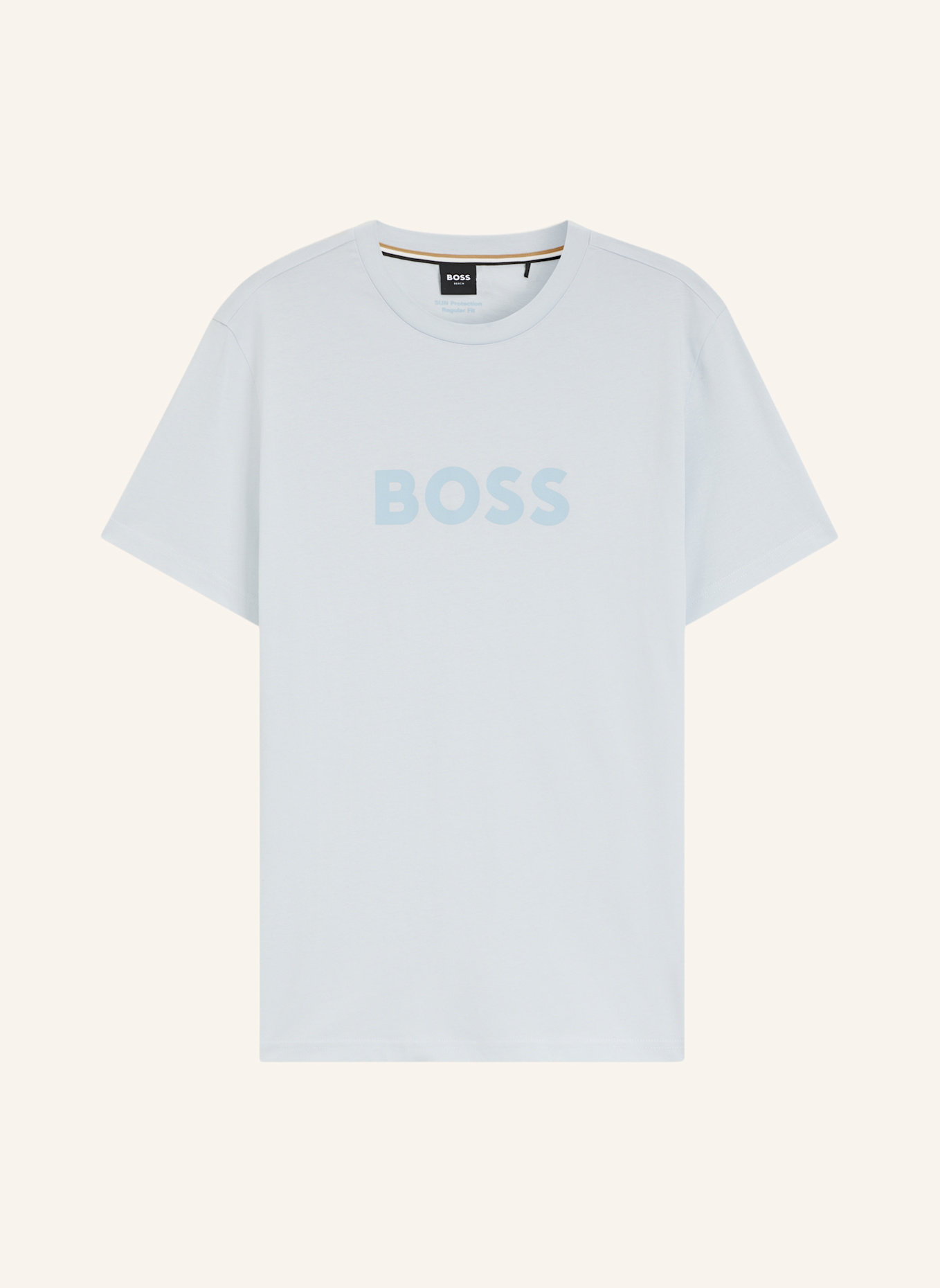 BOSS Strand-Oberteil T-SHIRT RN Regular Fit: BLAU