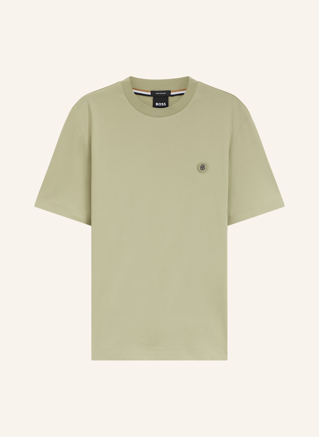 BOSS T-Shirt C-TAUT 01 Regular Fit: KHAKI
