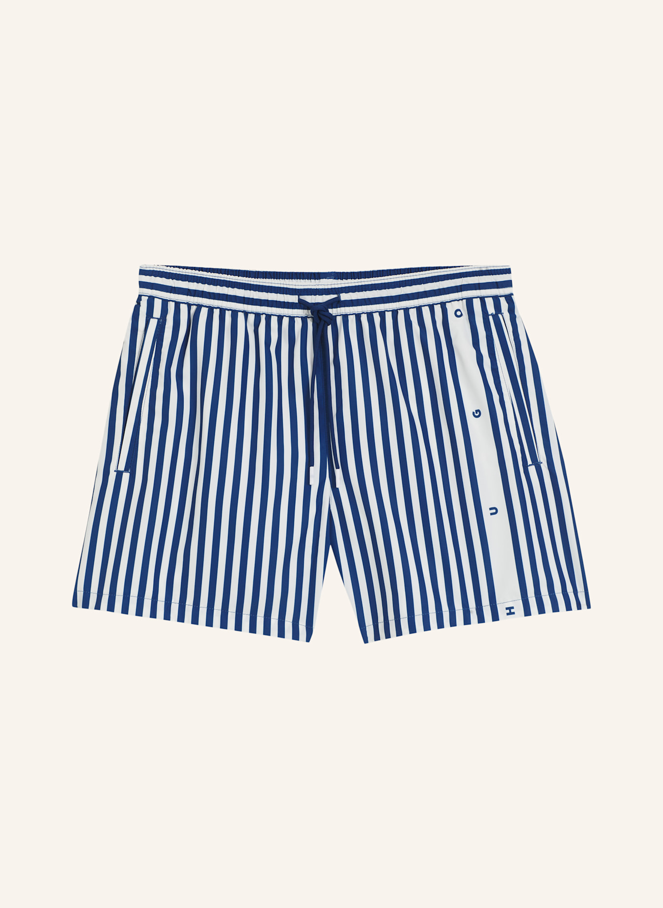 HUGO Badeshort COASTA_SWIM SHORT: BLAU