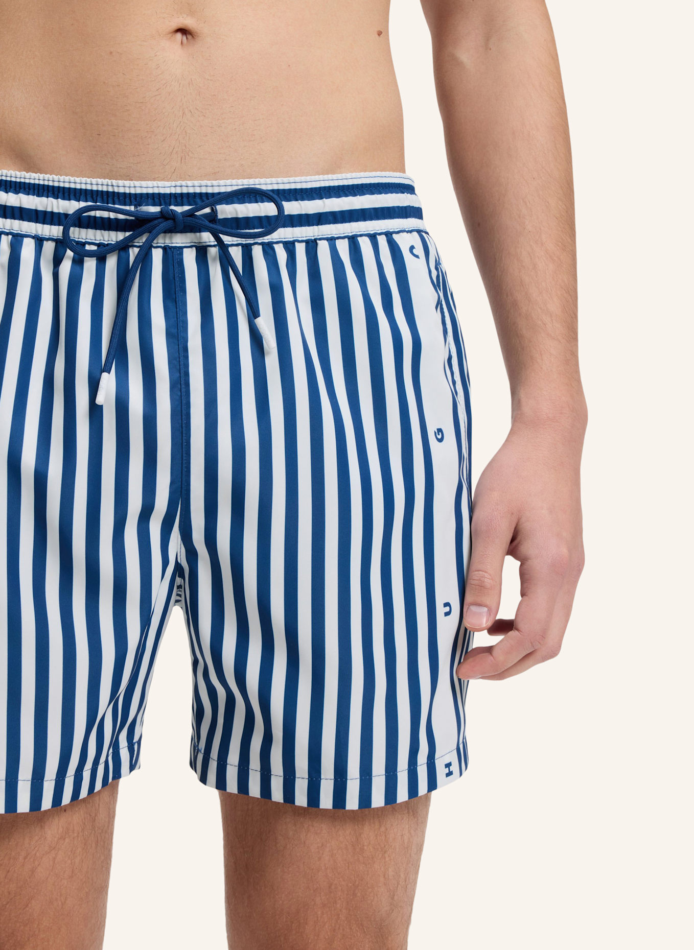 HUGO Badeshort COASTA_SWIM SHORT: BLAU