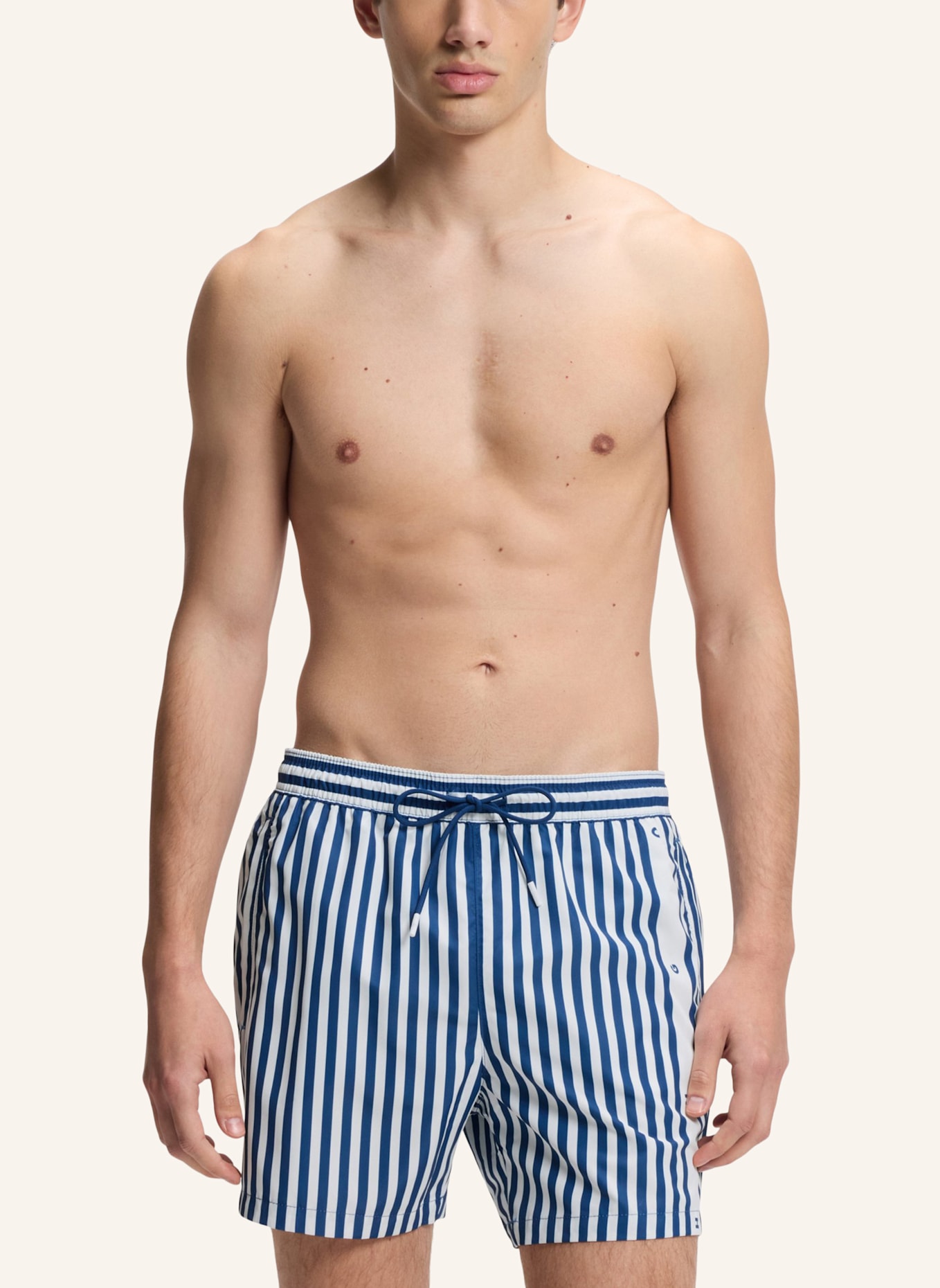 HUGO Badeshort COASTA_SWIM SHORT: BLAU