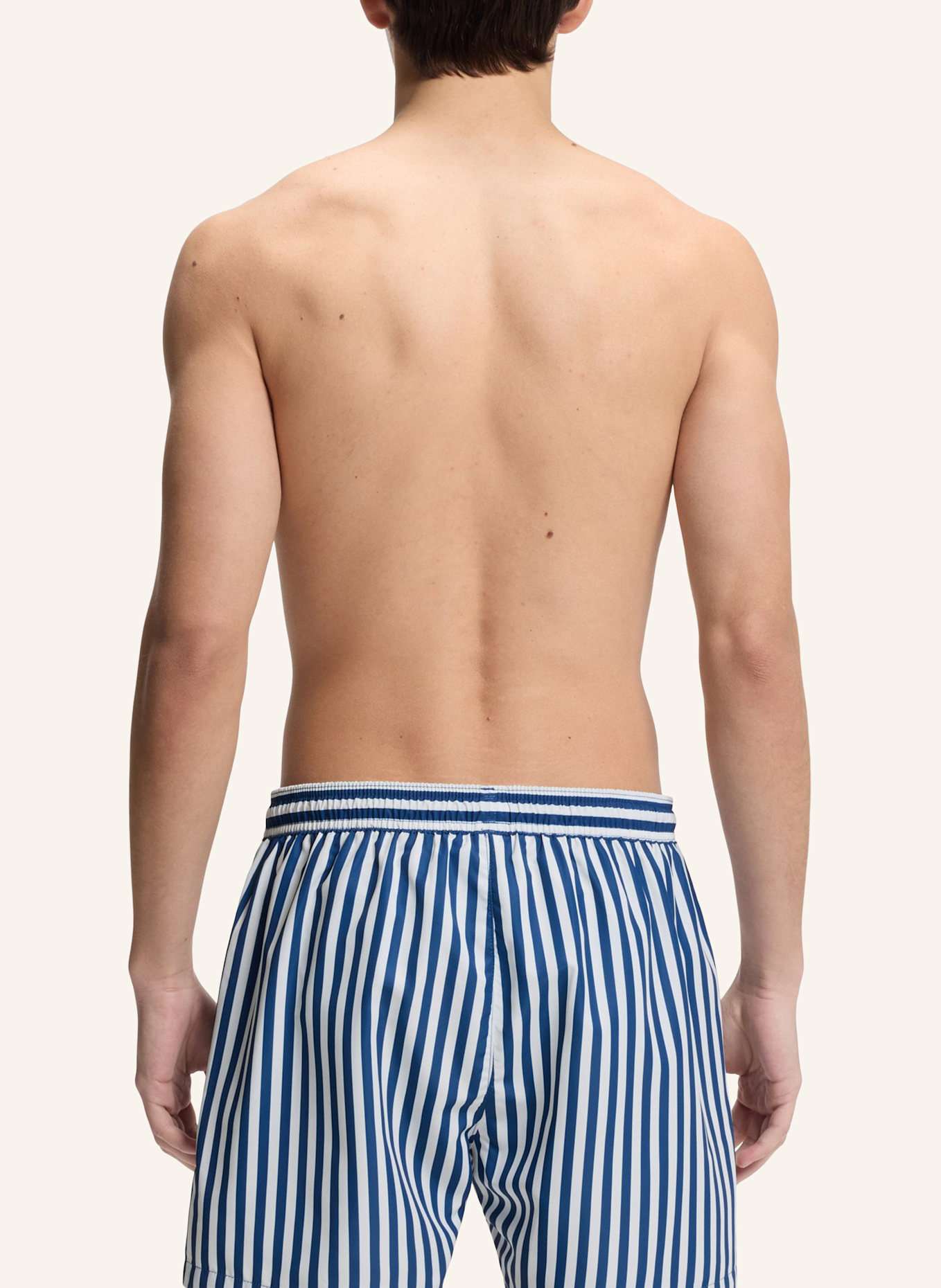 HUGO Badeshort COASTA_SWIM SHORT: BLAU