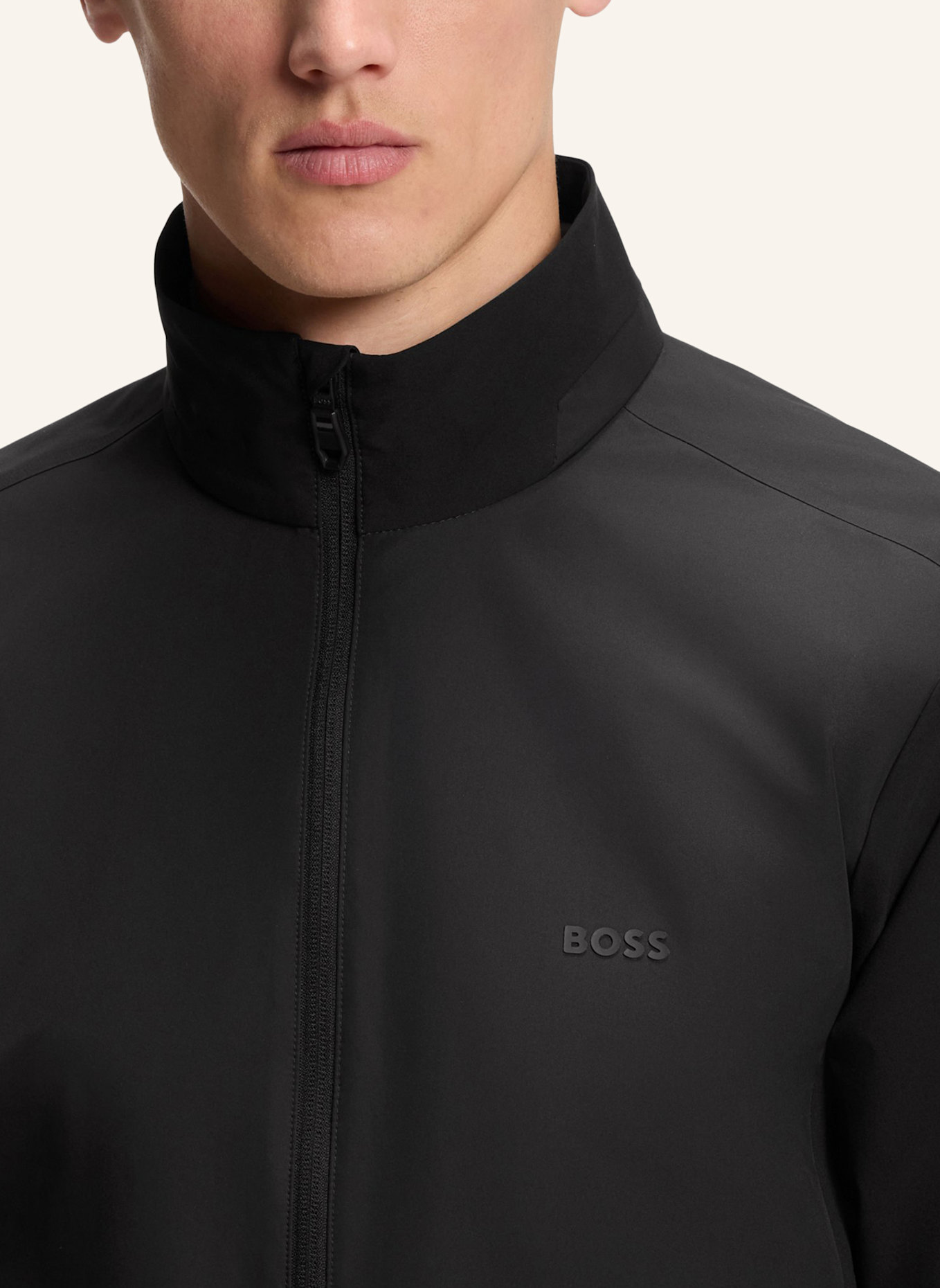 BOSS Casual Jacke OW_GOC SWING Regular Fit: SCHWARZ